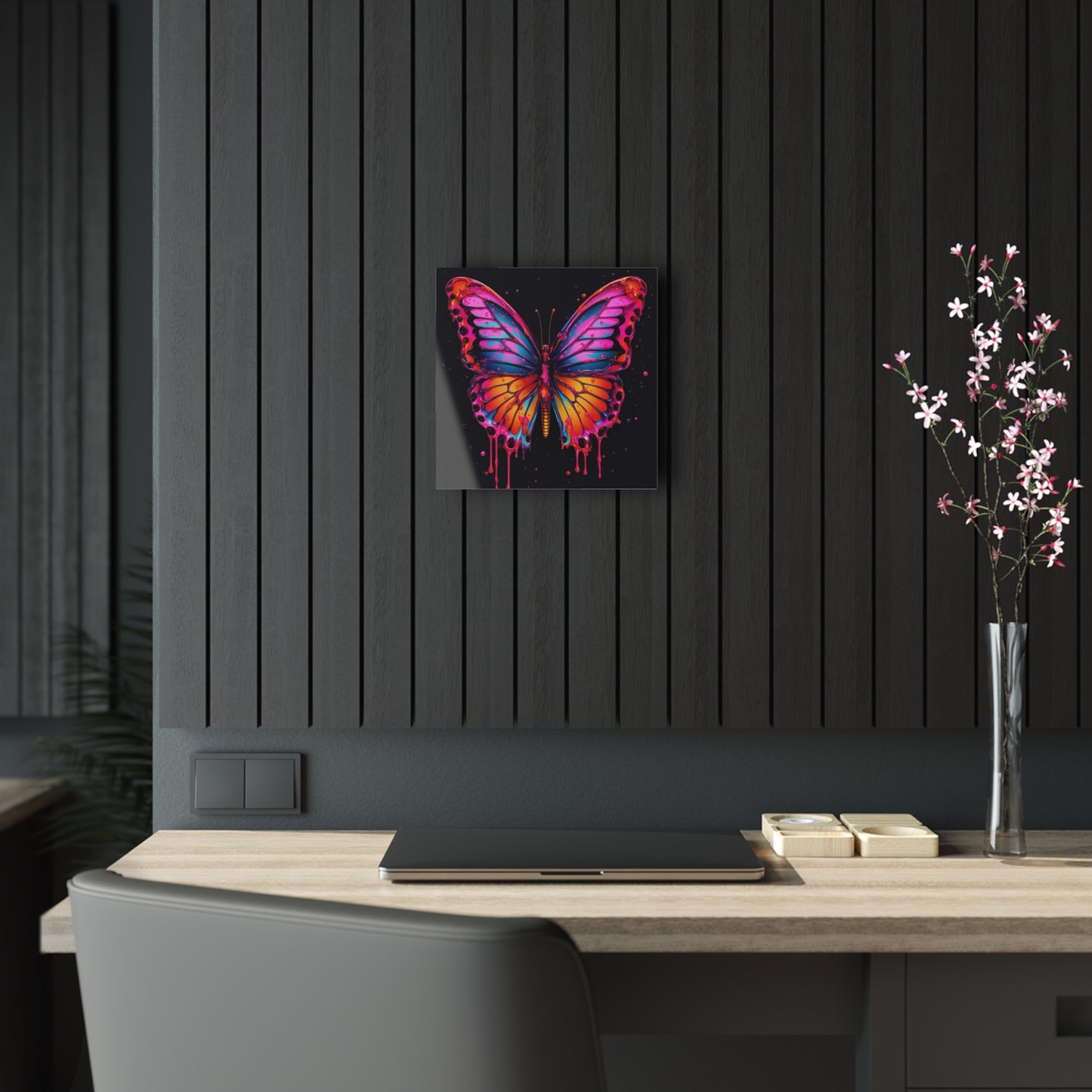 Acrylic Prints Pink Butterfly Flair 1