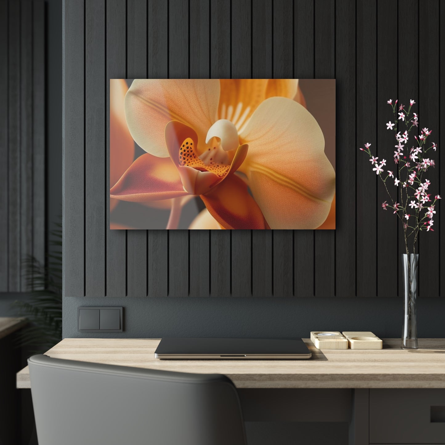 Acrylic Prints Orange Orchid 3