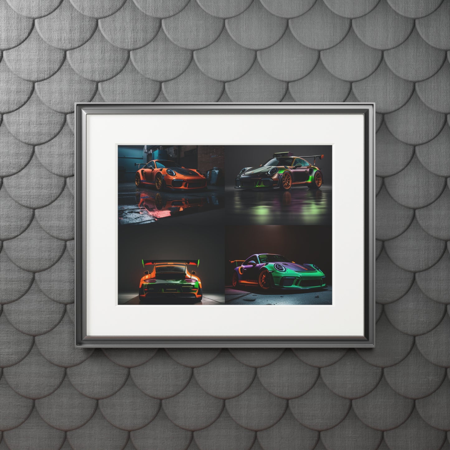 Fine Art Prints (Passepartout Paper Frame) Porsche Color 5