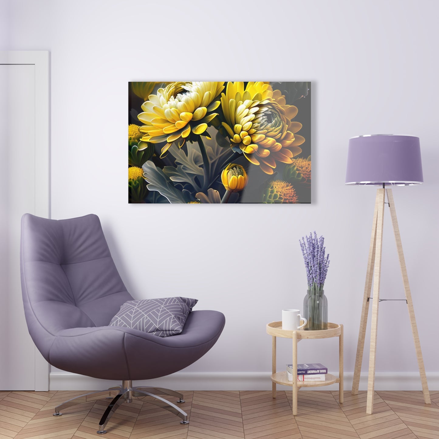 Acrylic Prints Yellow Hermosas Flores Amarillas 2