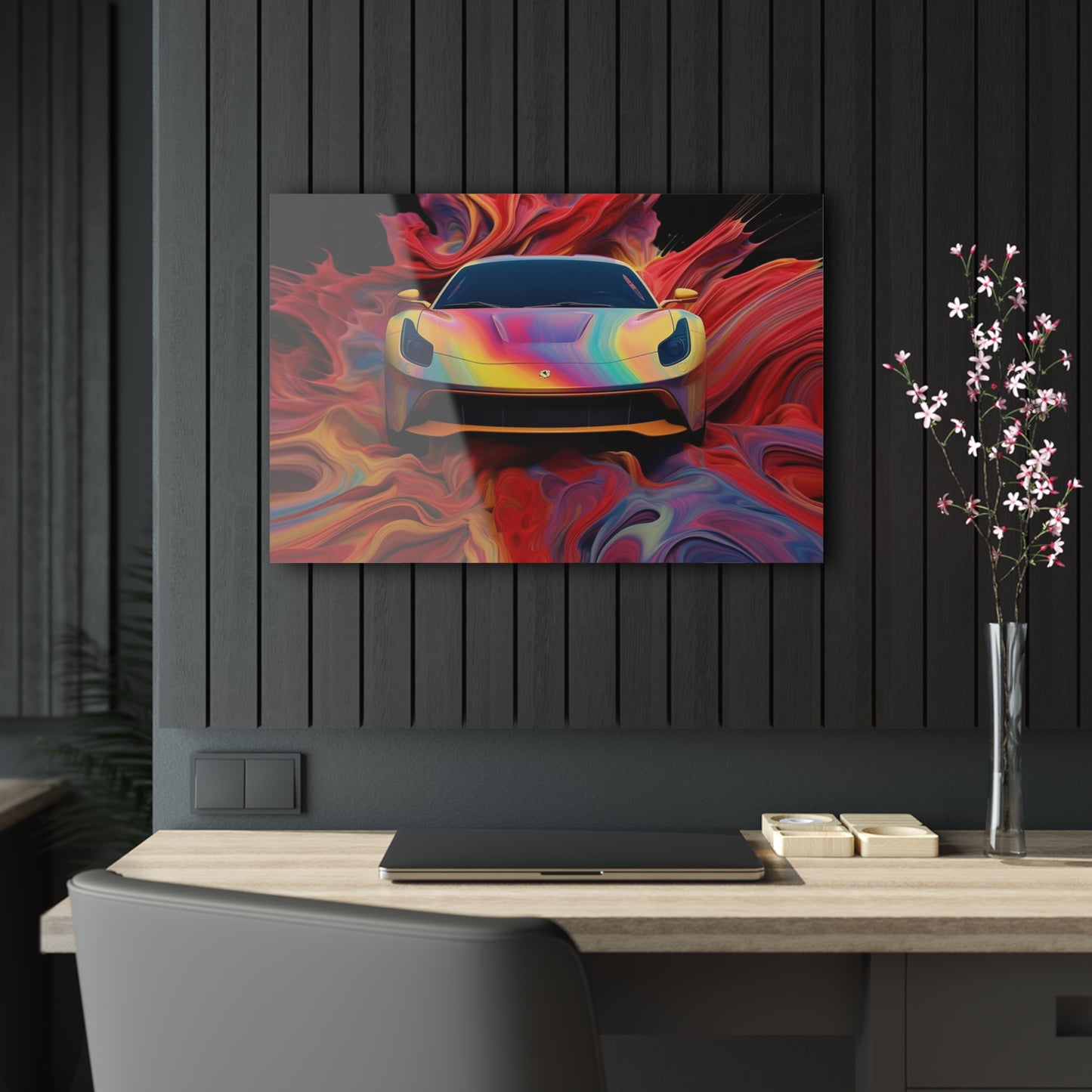 Acrylic Prints Ferrari Water Fusion 1