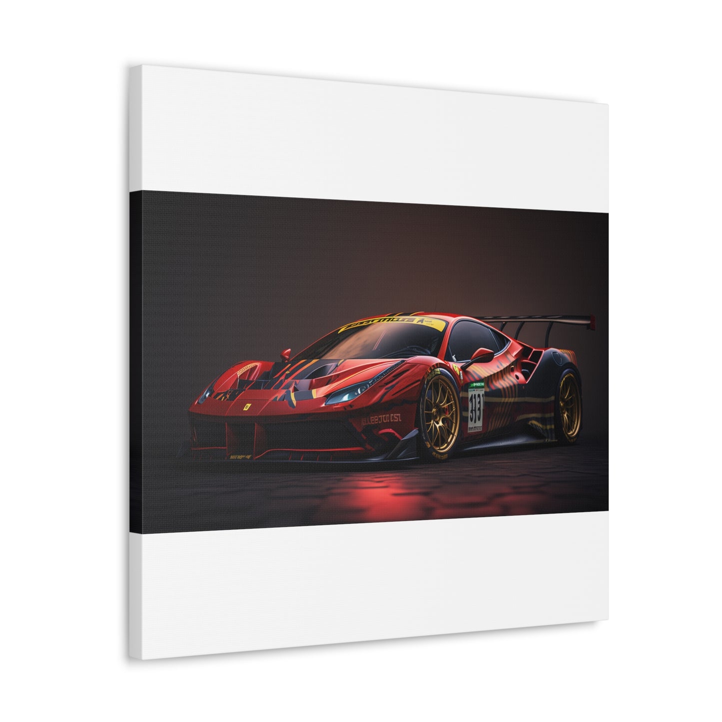 Canvas Gallery Wraps Ferrari Red 1