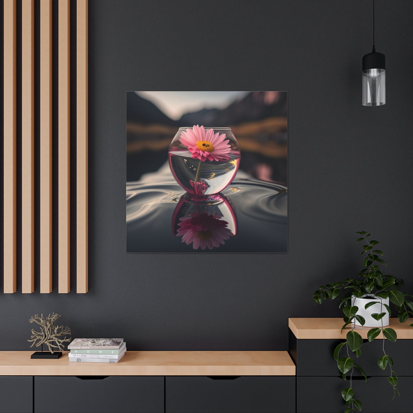 Canvas Gallery Wraps Pink Daisy 1
