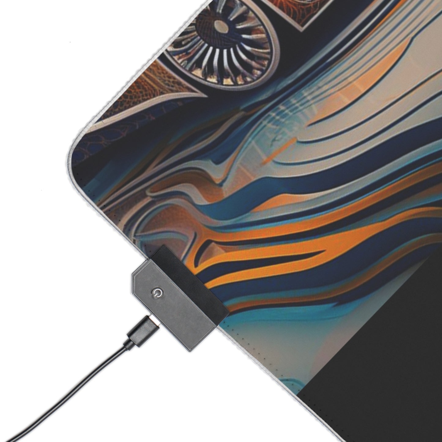 LED Gaming Mouse Pad Bugatti Abstract Flair 5