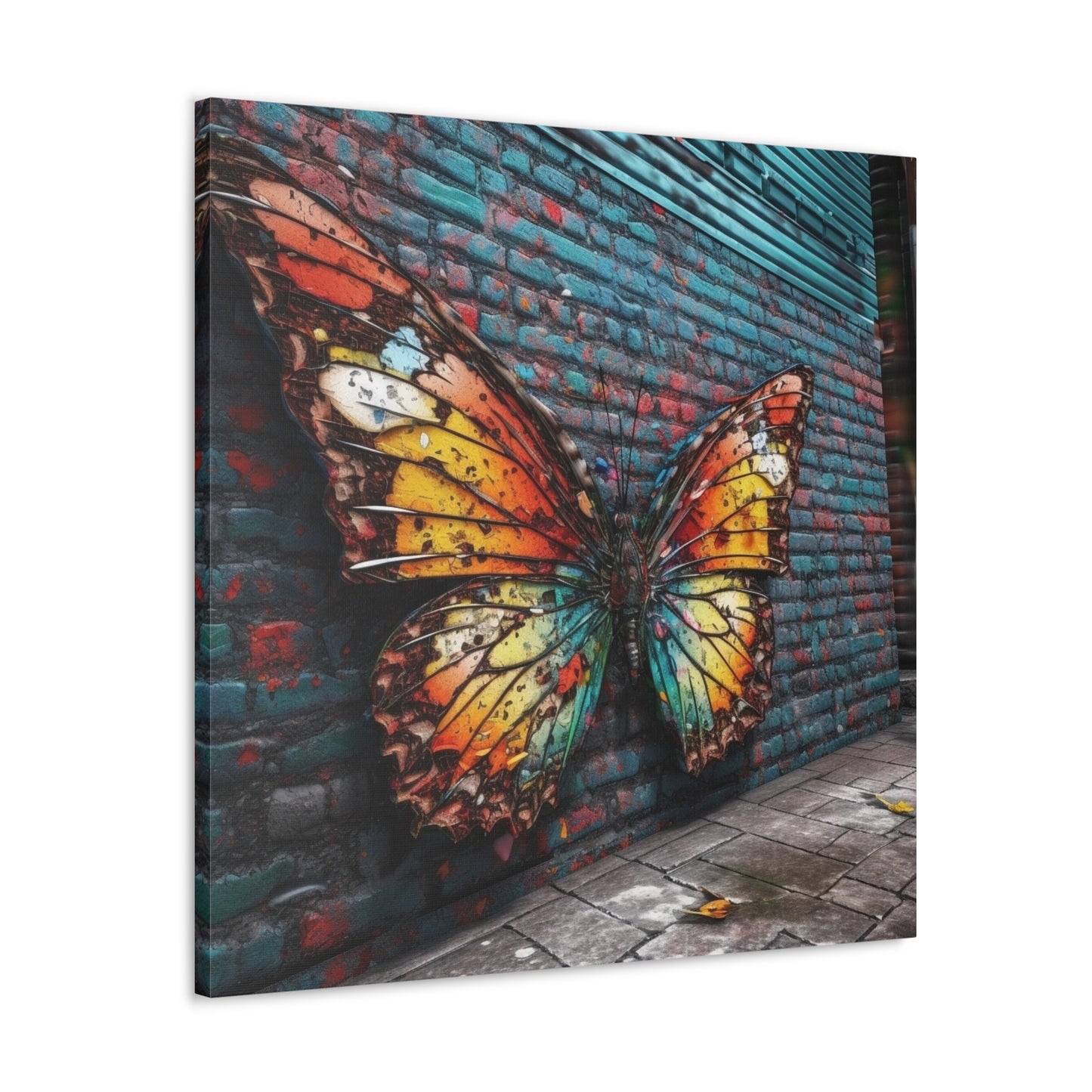 Canvas Gallery Wraps Liquid Street Butterfly 2