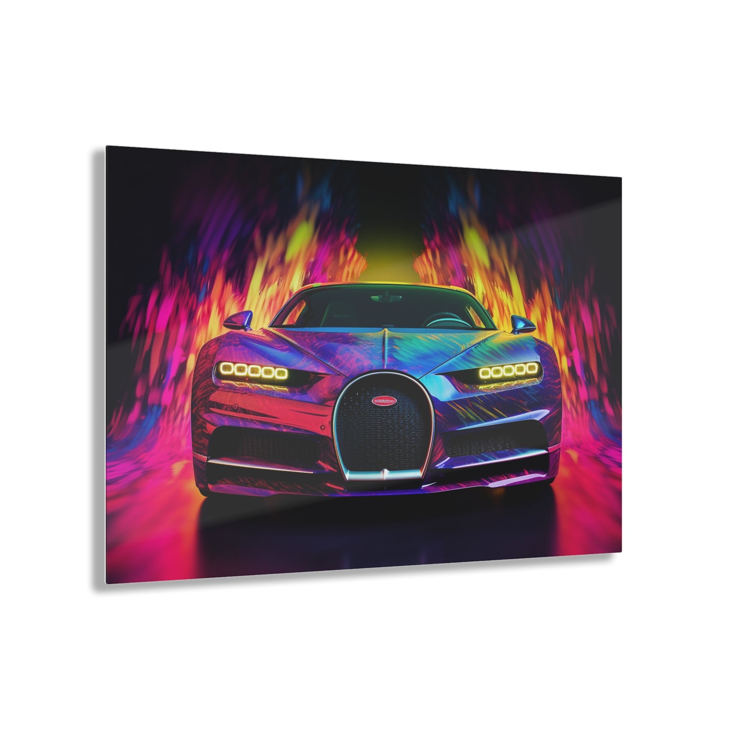 Acrylic Prints Florescent Bugatti Flair 3