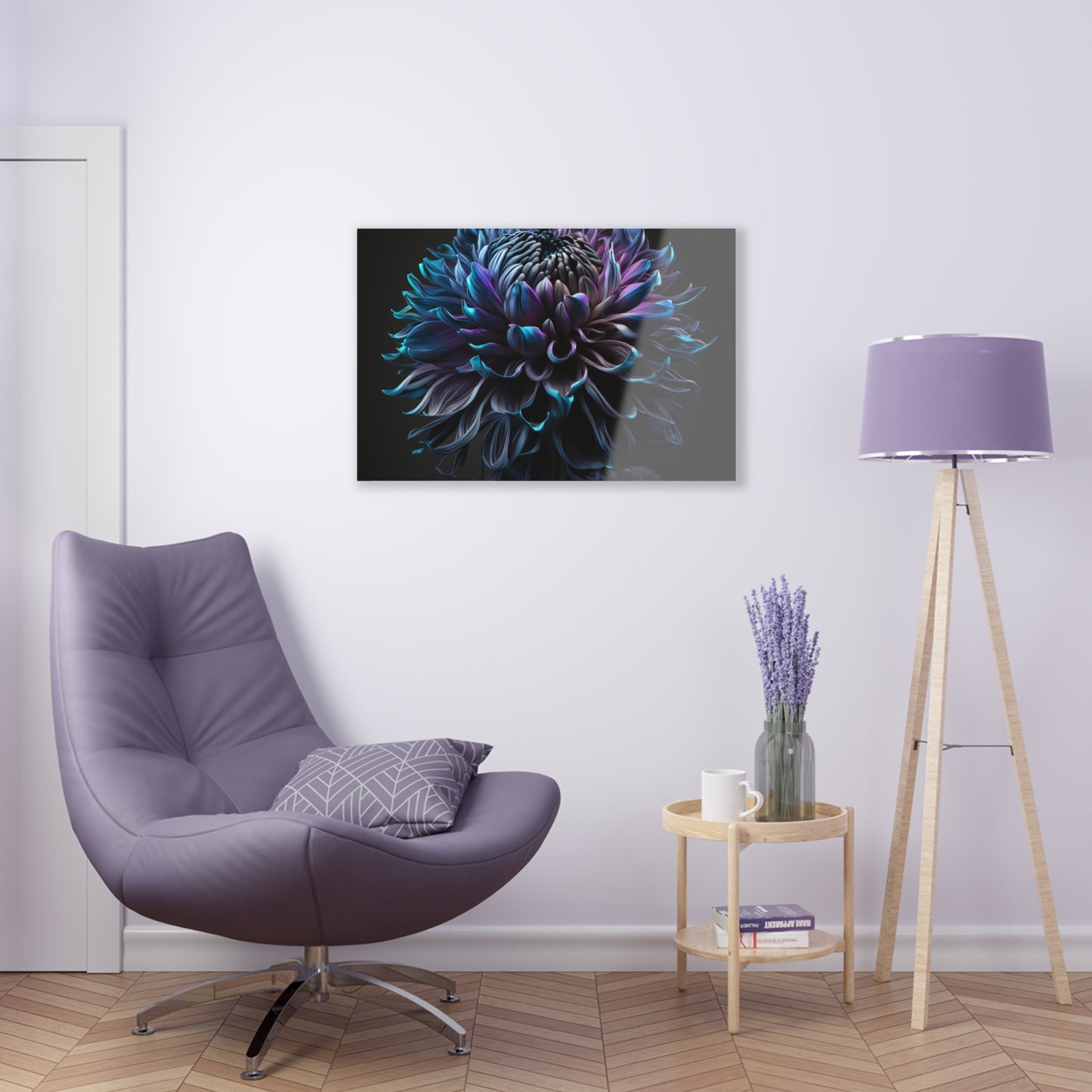 Acrylic Prints Dahlia Purple 3