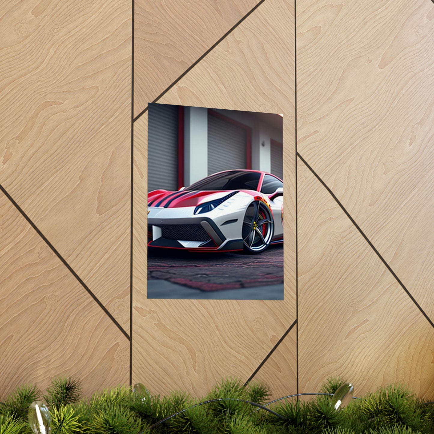 Premium Matte Vertical Posters Ferrari Hyper 3