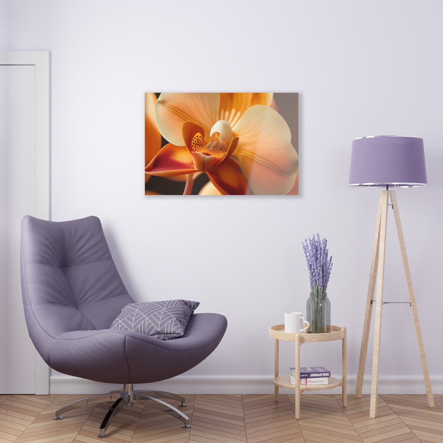 Acrylic Prints Orange Orchid 3