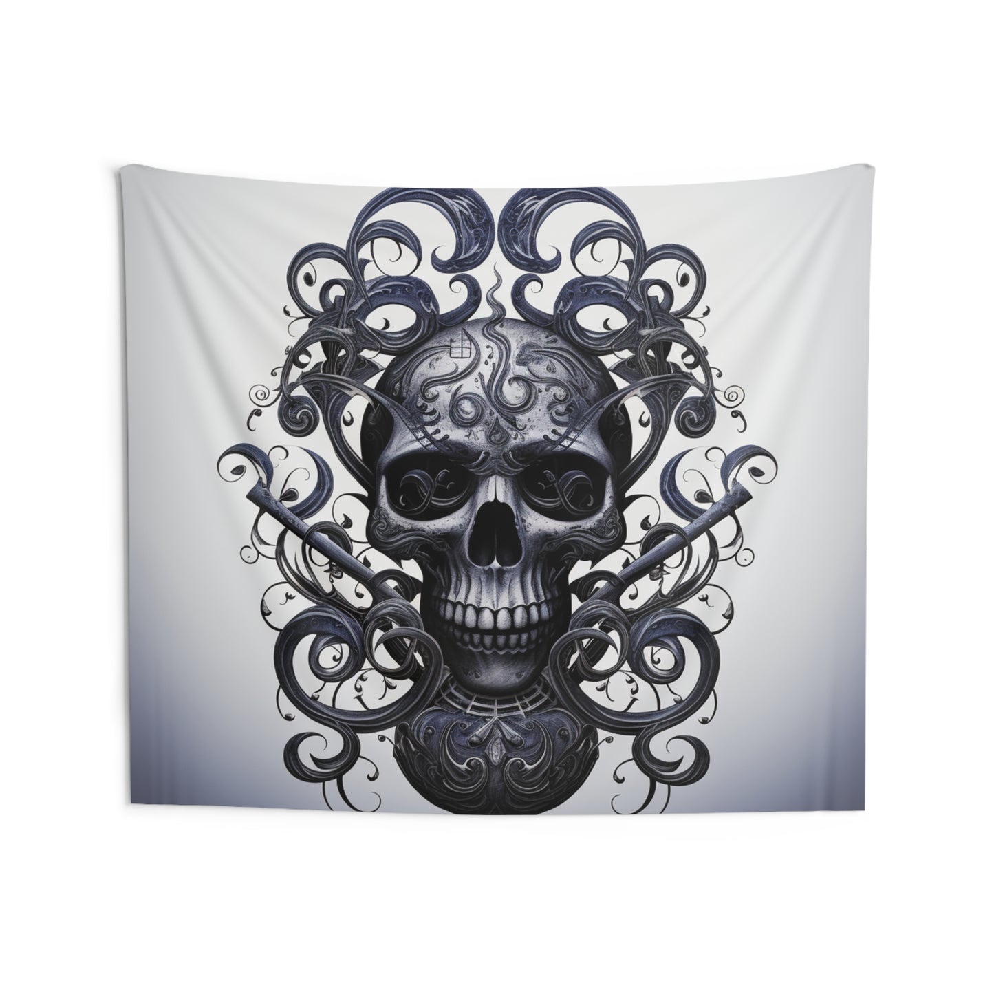 Indoor Wall Tapestries Skull Treble Clef 1