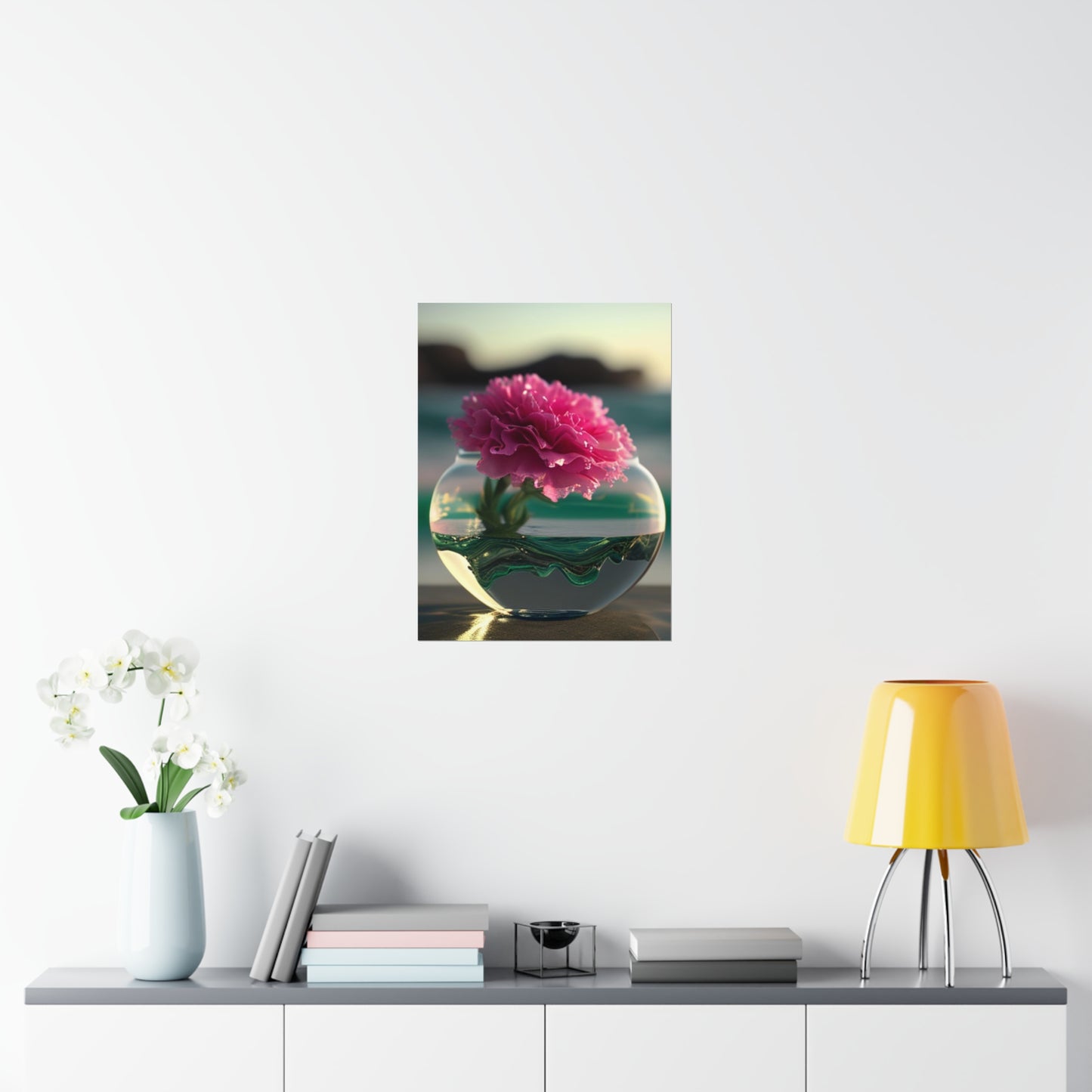 Premium Matte Vertical Posters Carnation 3