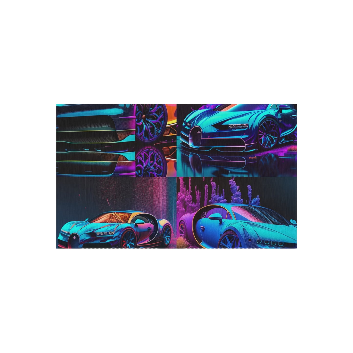 Outdoor Rug  Bugatti Neon Chiron 5