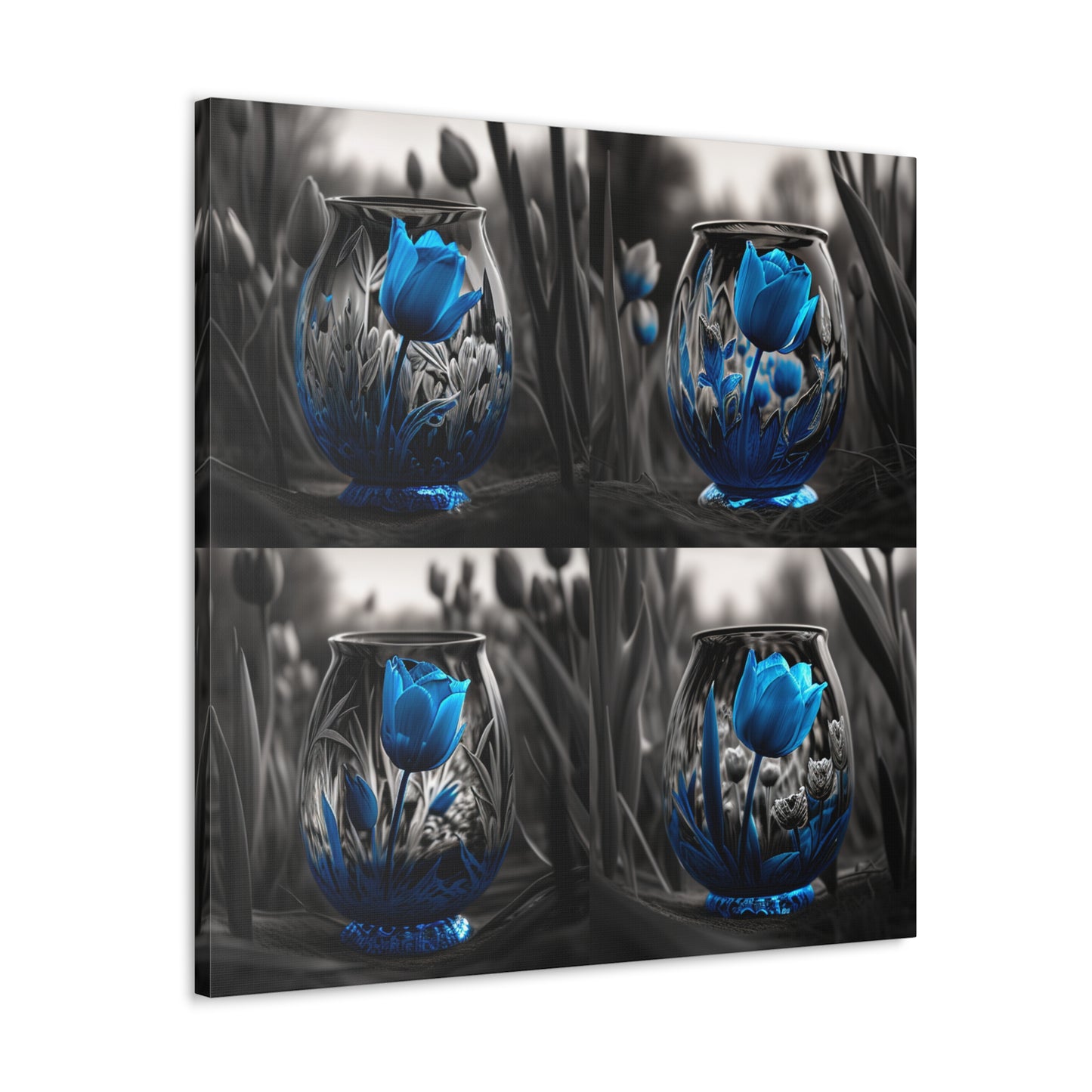 Canvas Gallery Wraps Tulip Blue 5