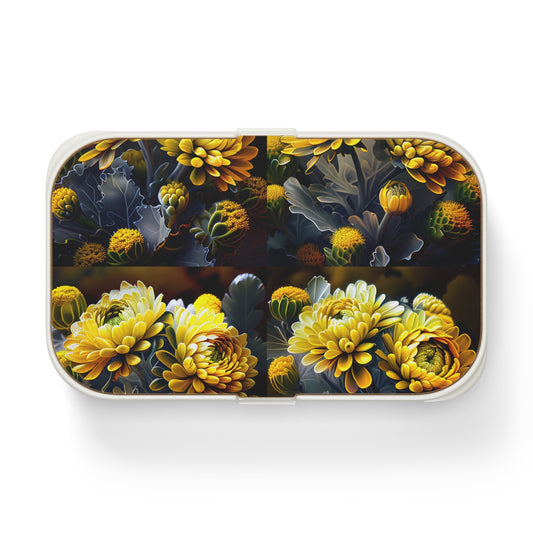 Bento Lunch Box Yellow Hermosas Flores Amarillas 5