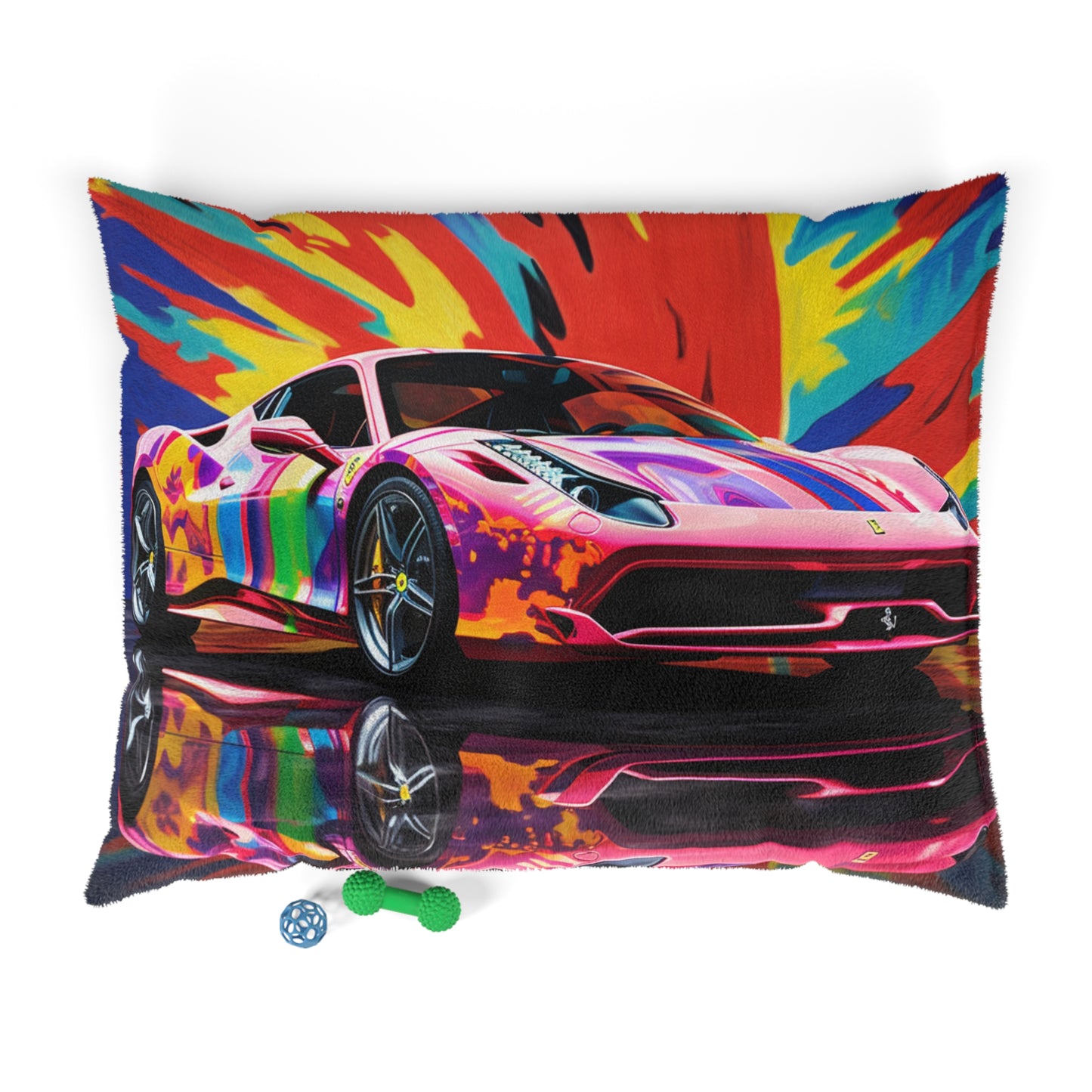 Pet Bed Hyper Colorfull Ferrari 3