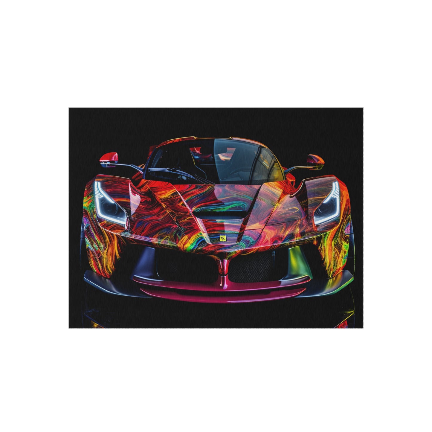 Outdoor Rug  Ferrari Neon 3