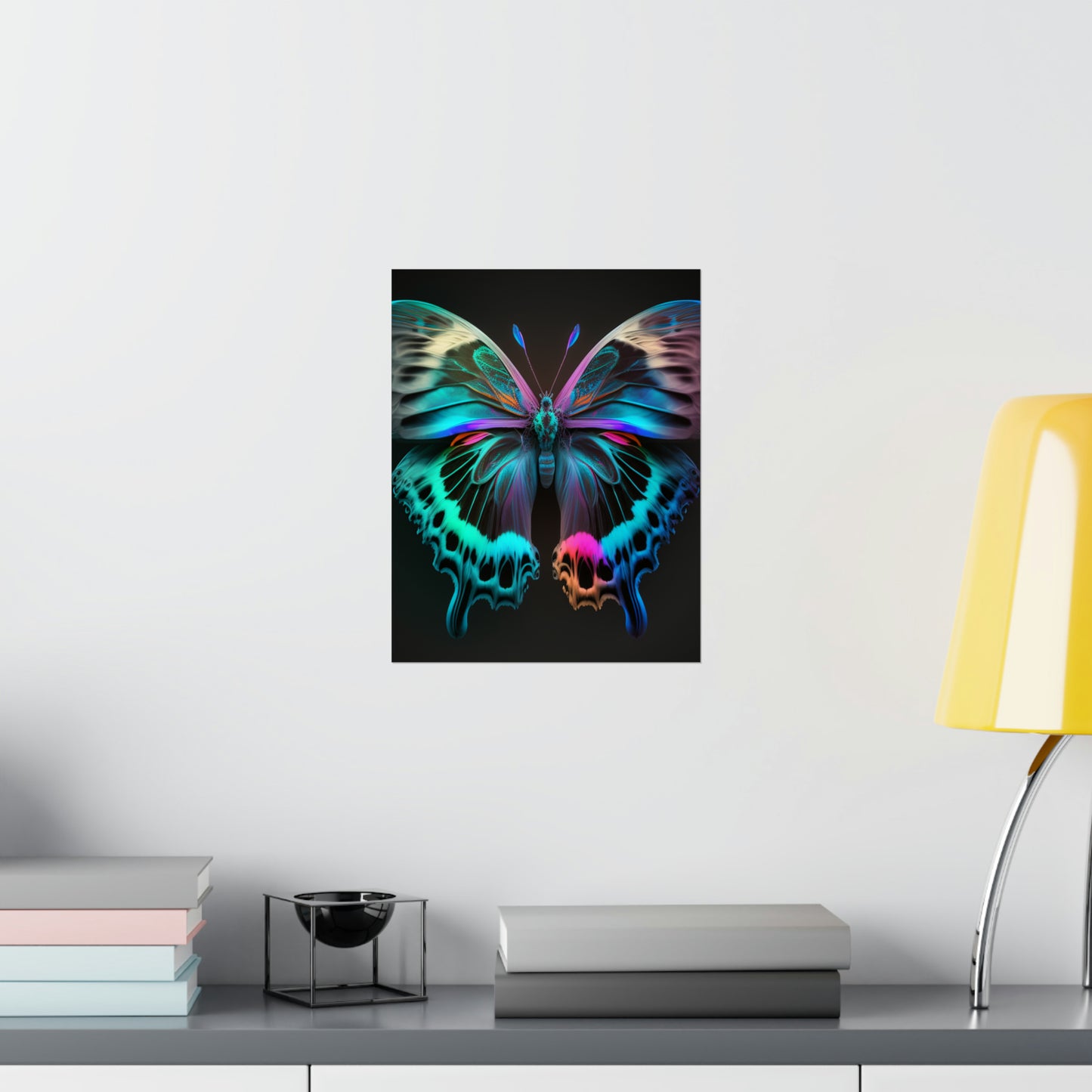 Premium Matte Vertical Posters Raw Florescent Glow 2