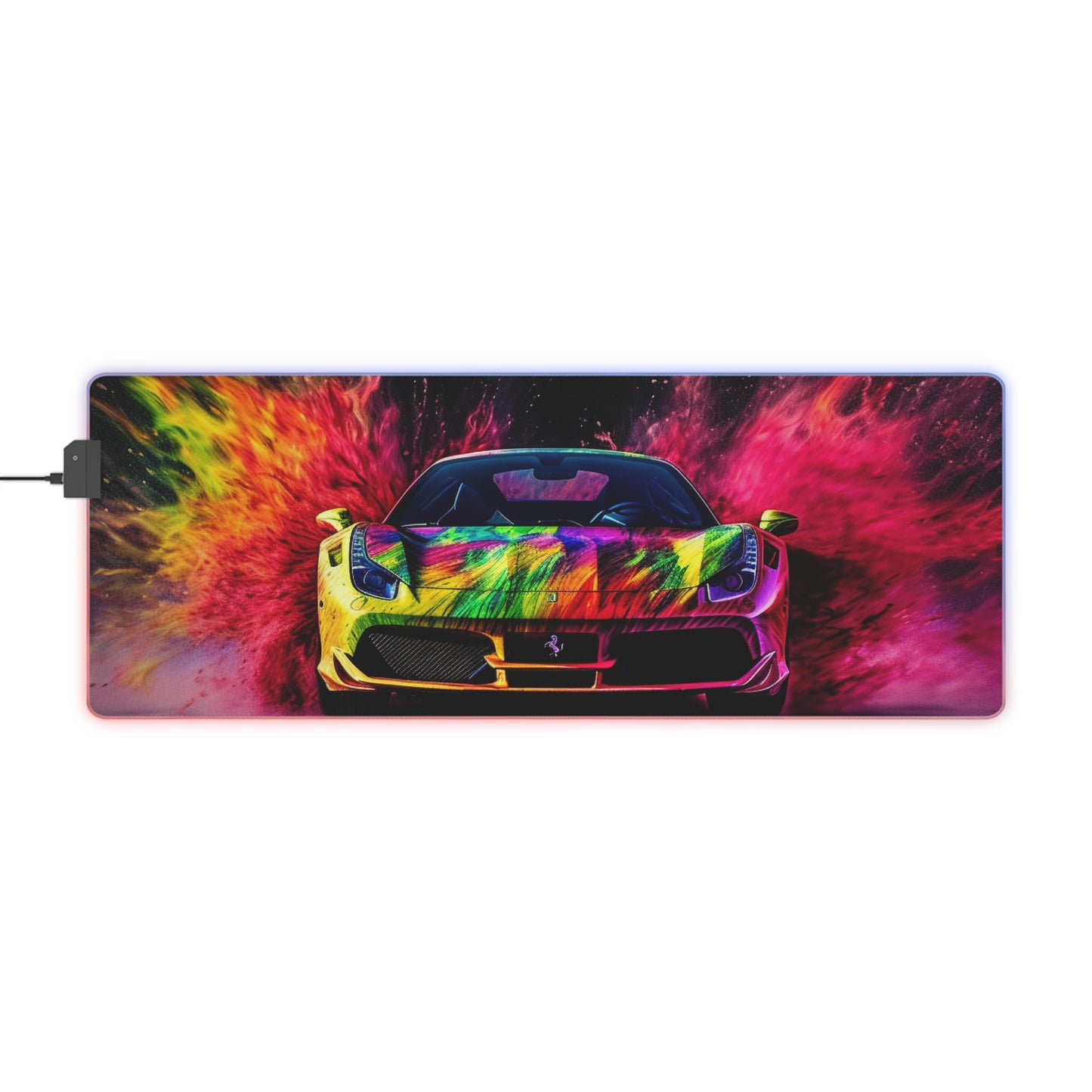 LED Gaming Mouse Pad Farrari Water 2