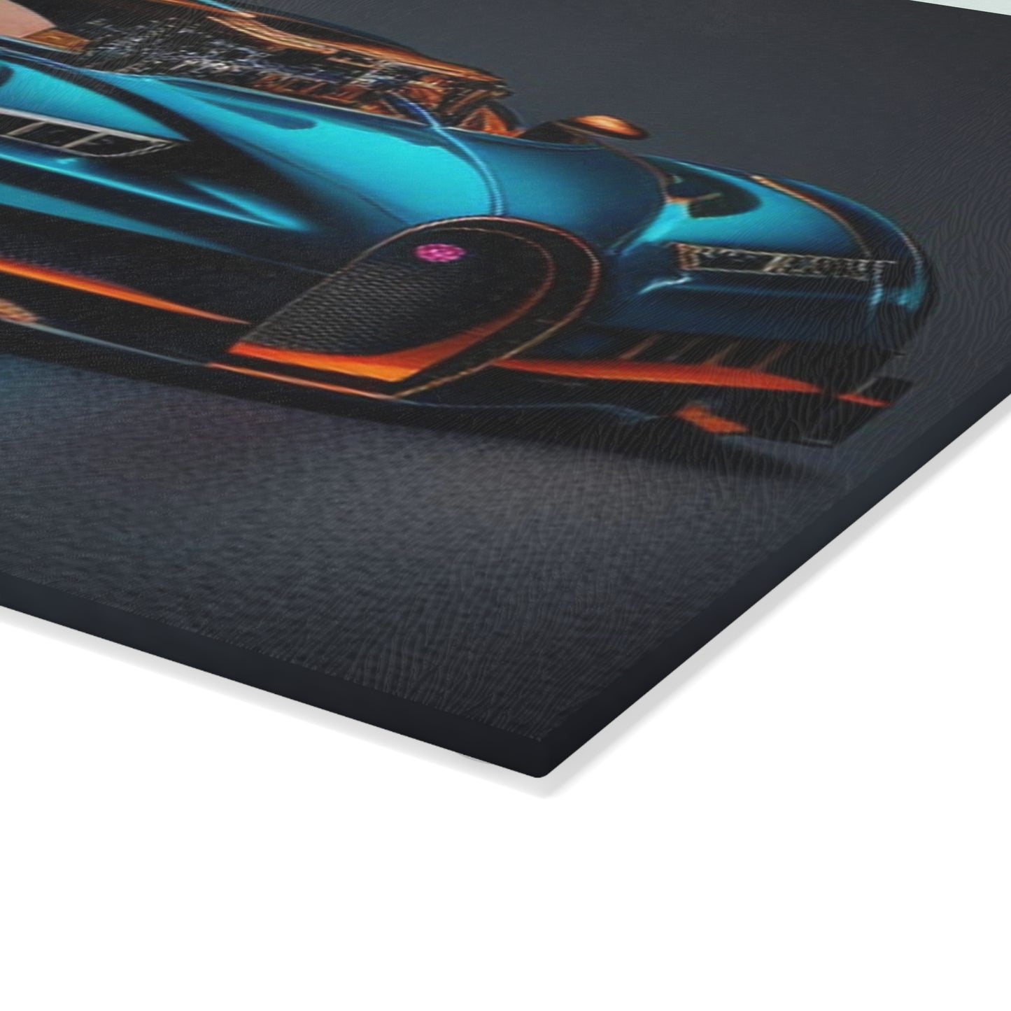 Glass Cutting Board Bugatti Blue 4