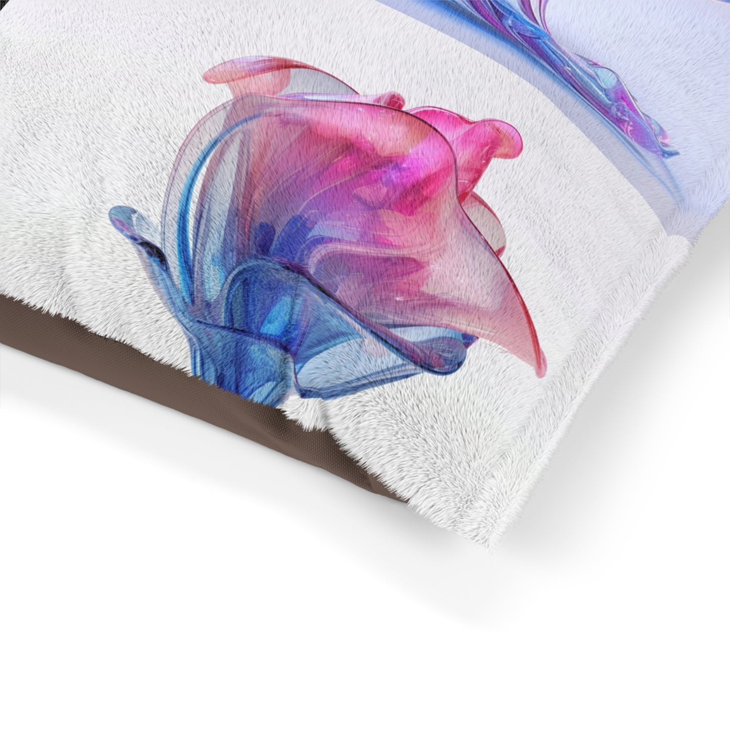 Pet Bed Pink & Blue Tulip Rose 5