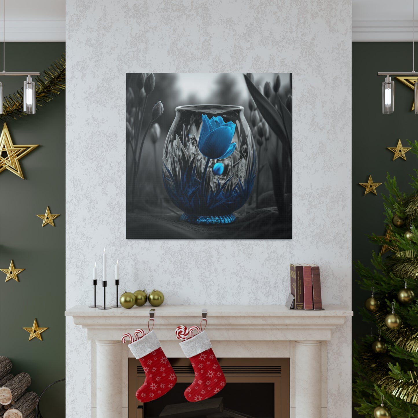 Canvas Gallery Wraps Tulip Blue 6