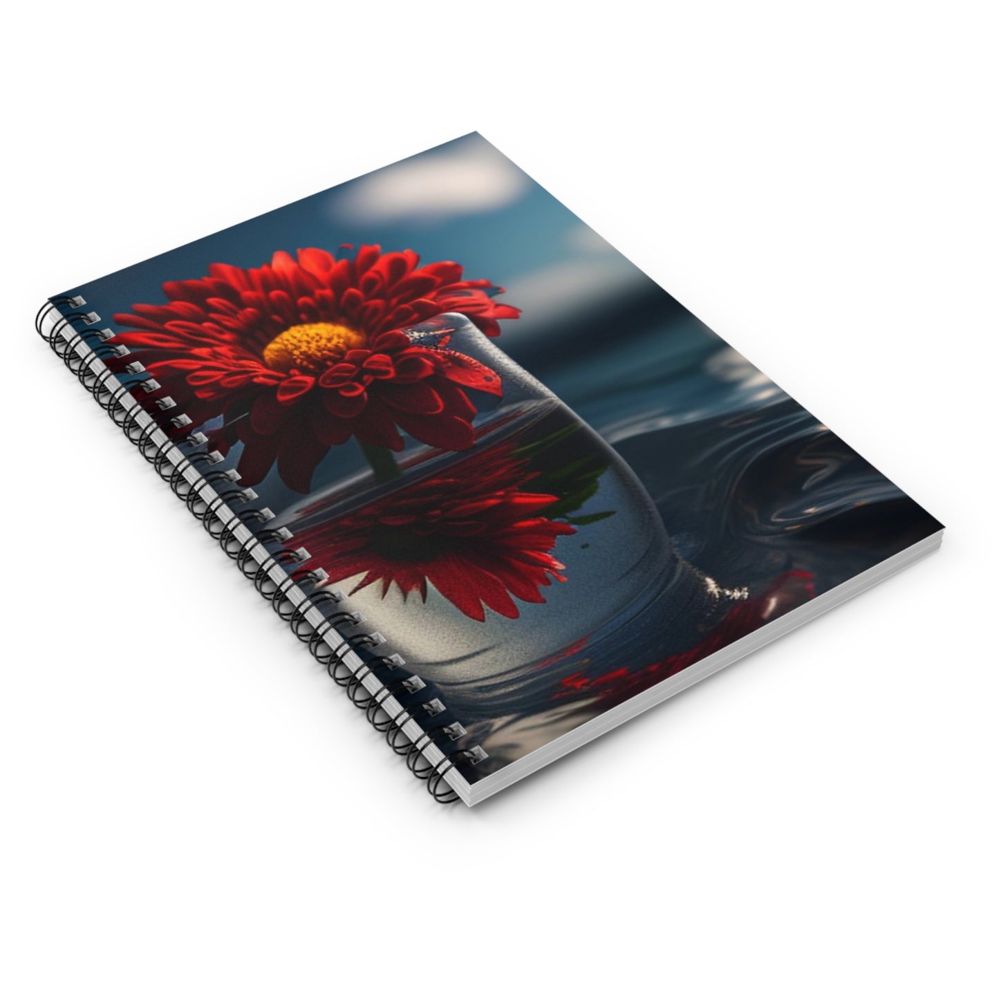 Spiral Notebook - Ruled Line Chrysanthemum 3