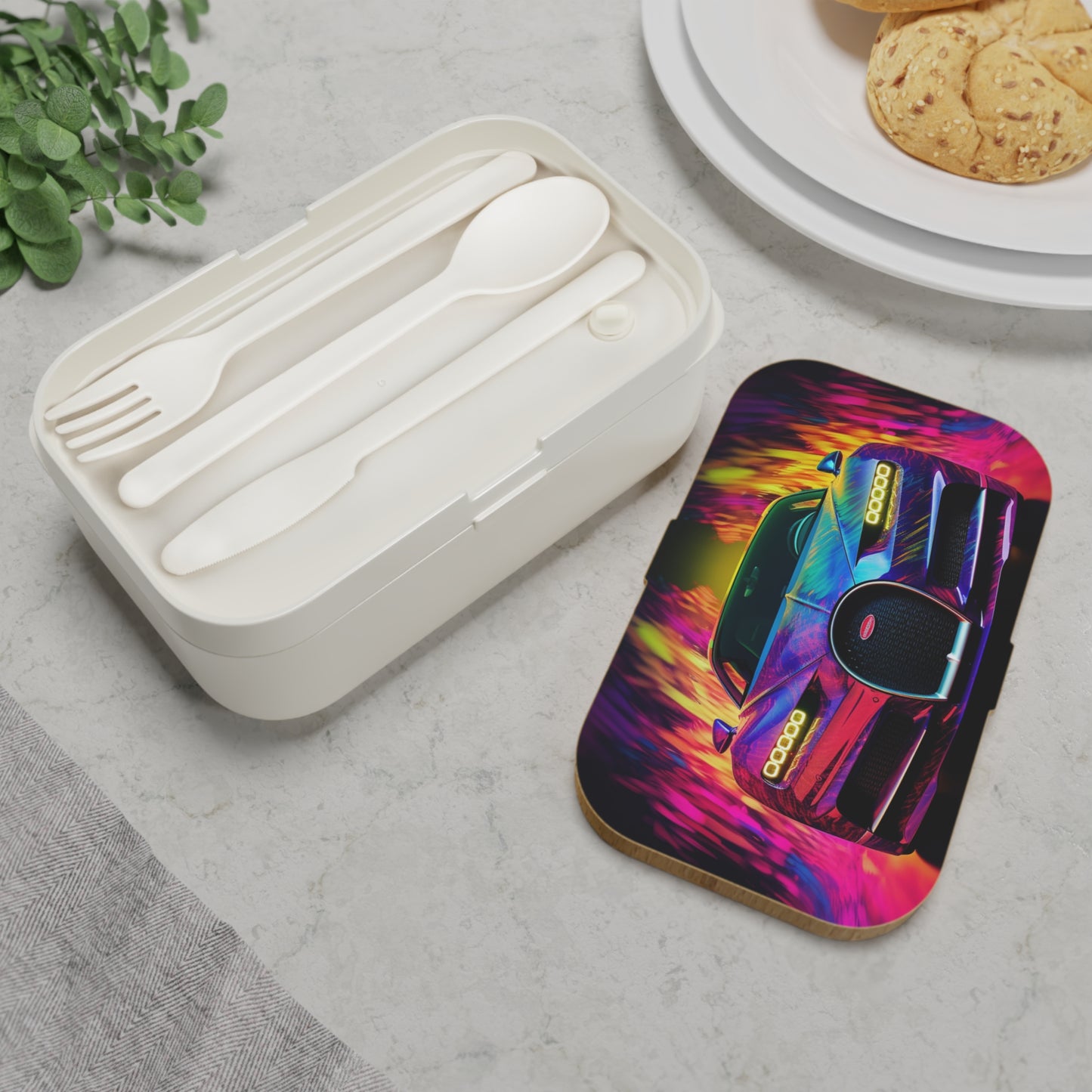 Bento Lunch Box Florescent Bugatti Flair 3