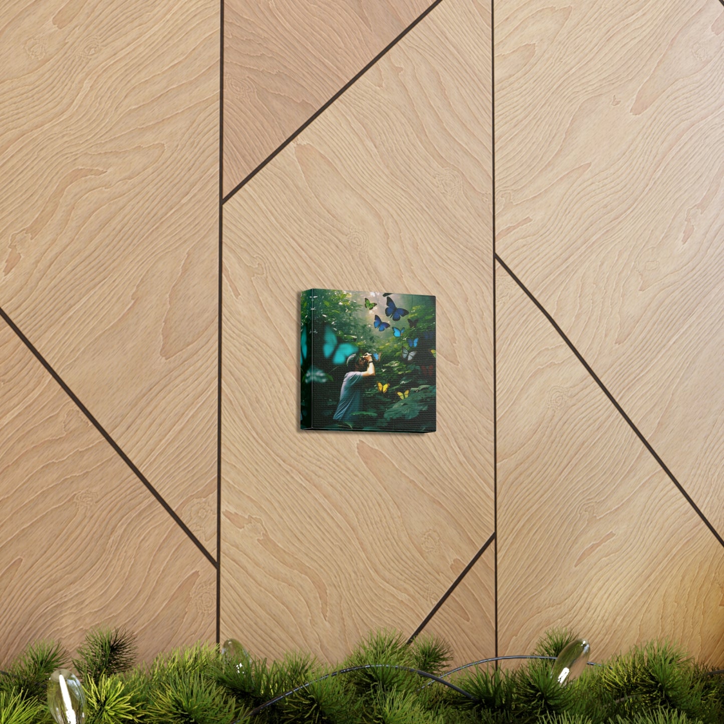 Canvas Gallery Wraps Jungle Butterfly 1