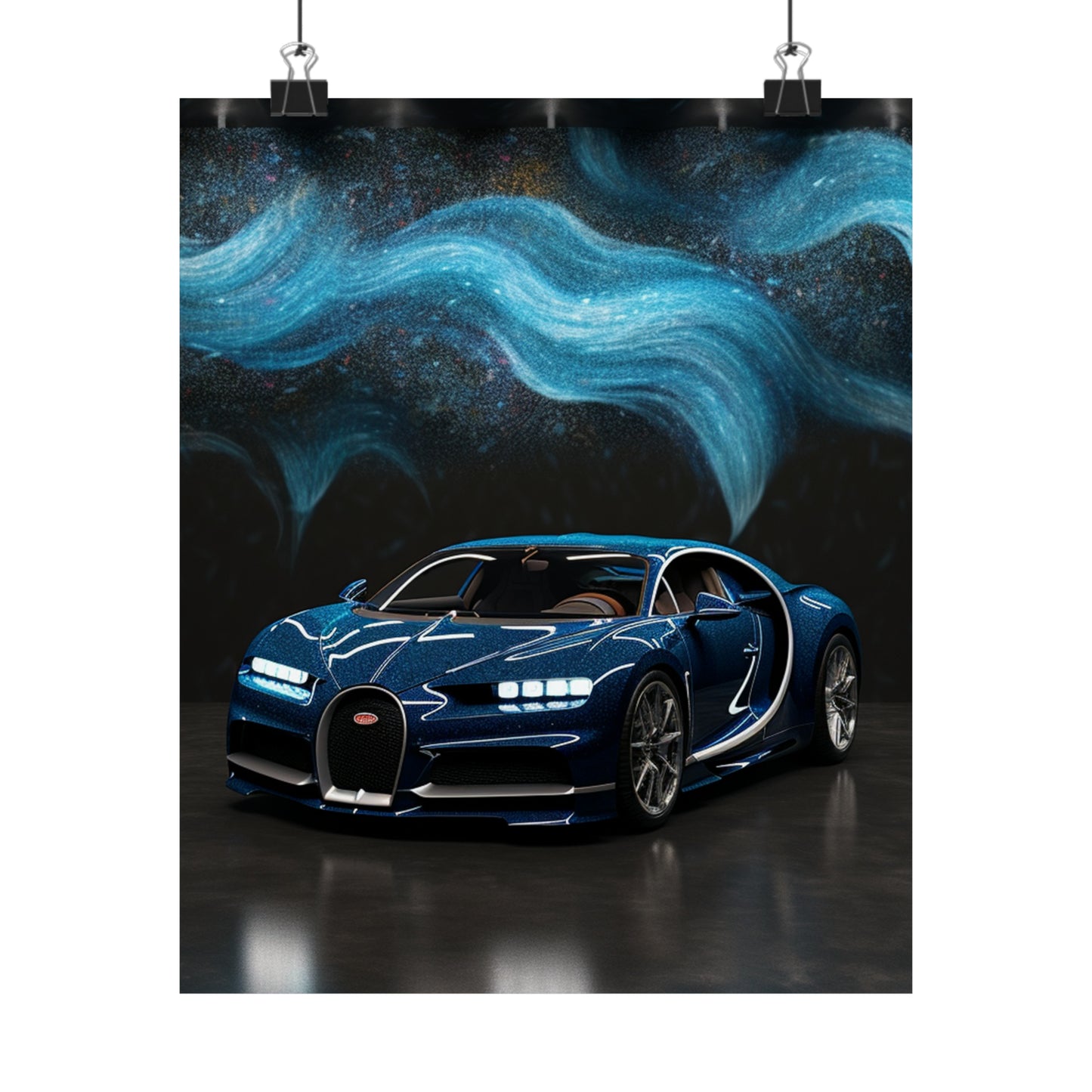 Premium Matte Vertical Posters Hyper Bugatti 3