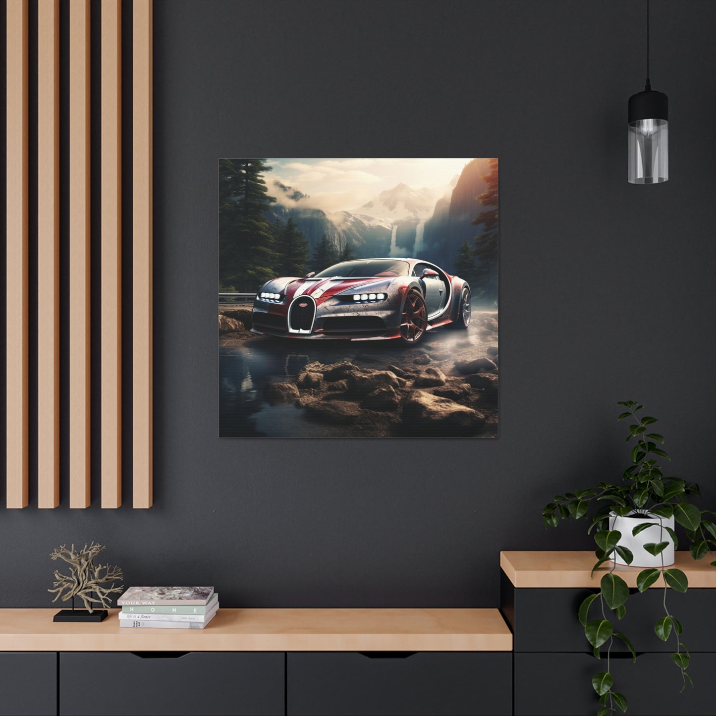 Canvas Gallery Wraps Bugatti Waterfall 4