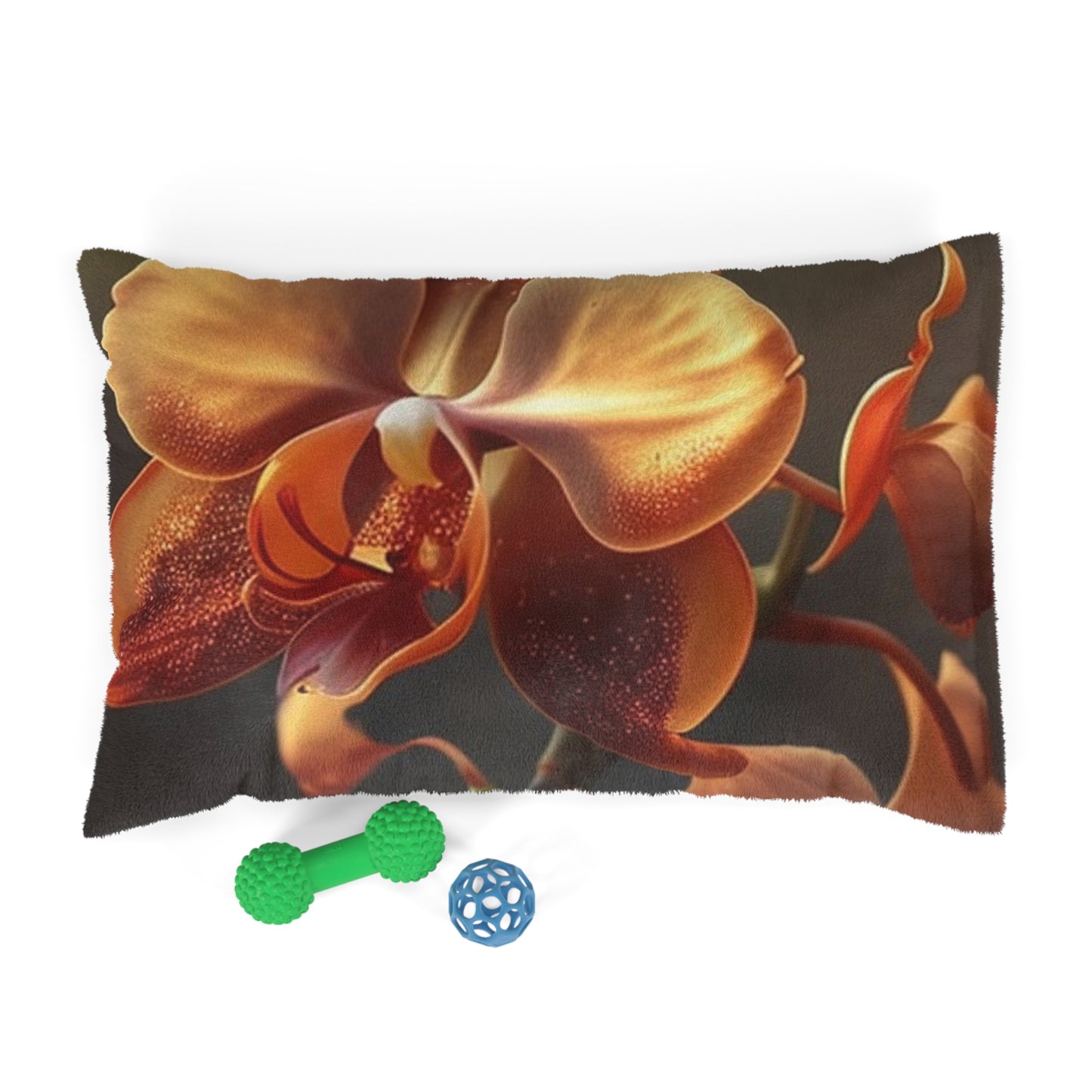 Pet Bed Orange Orchid 1