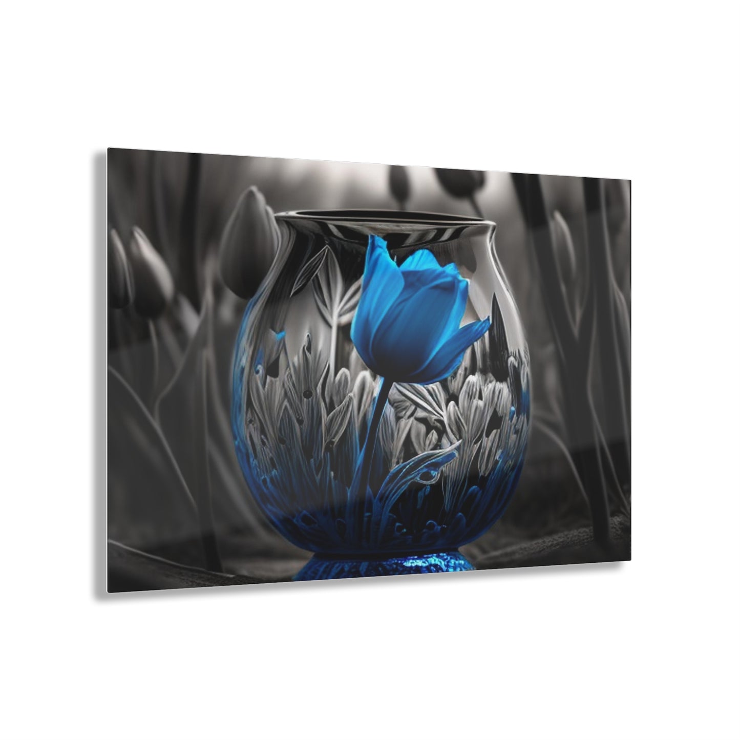 Acrylic Prints Tulip Blue 1