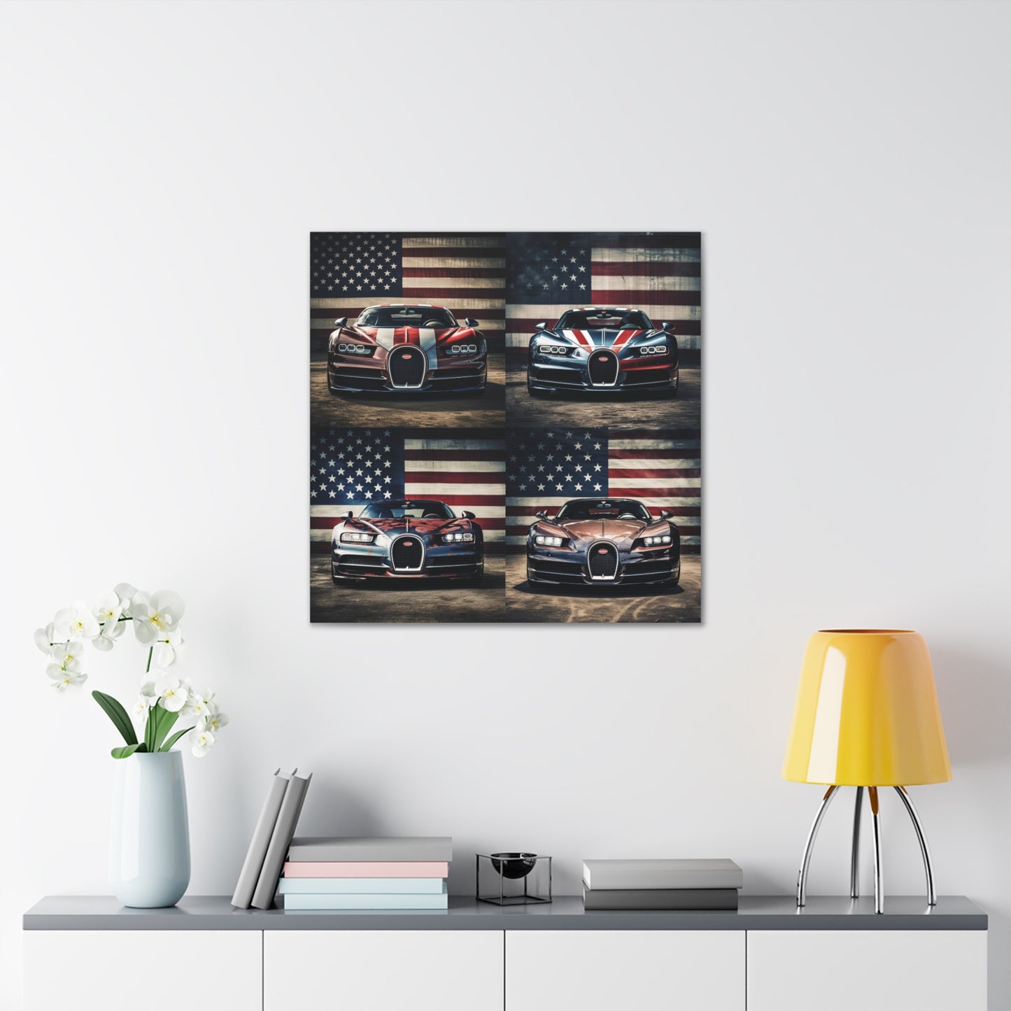 Canvas Gallery Wraps Bugatti Flag 5