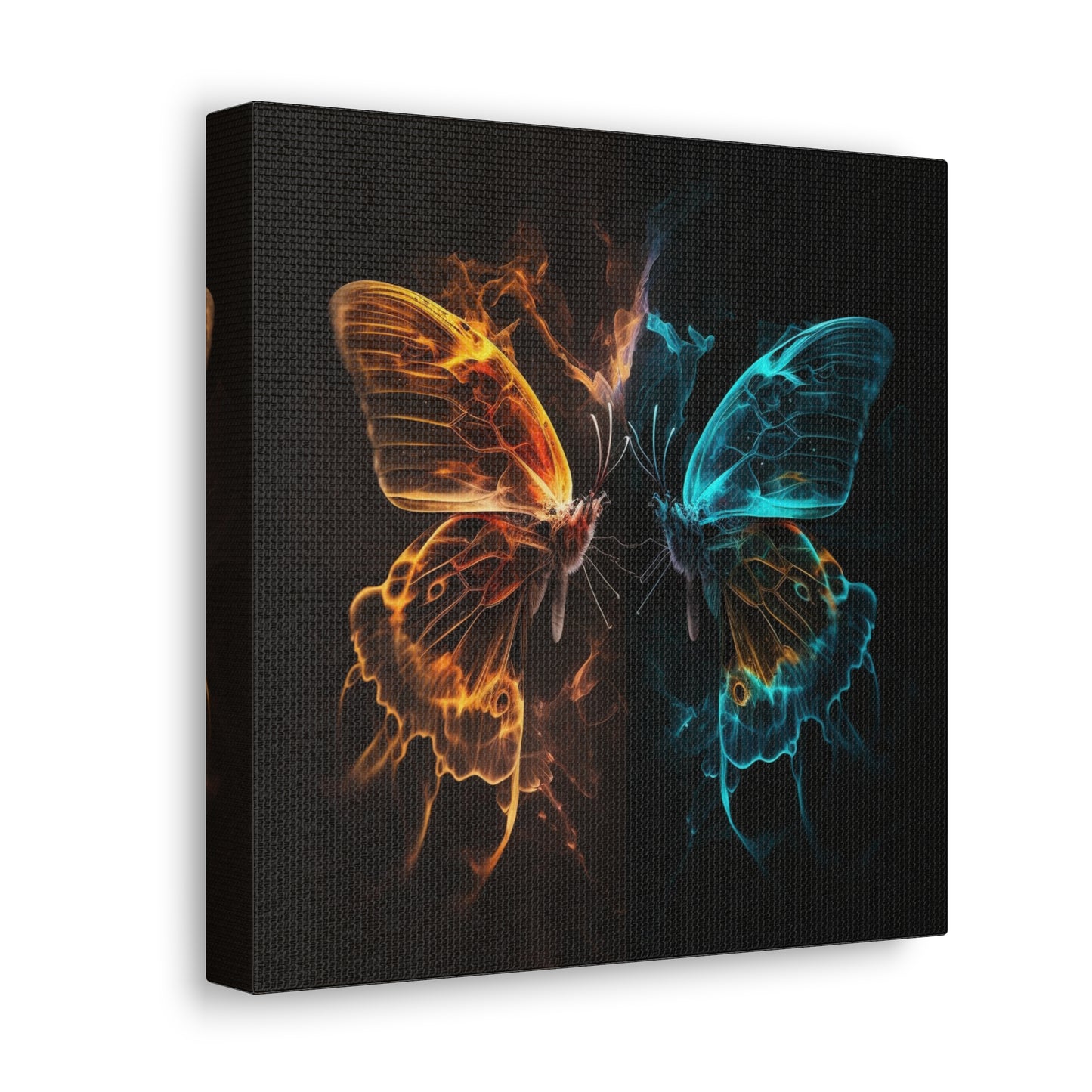 Canvas Gallery Wraps Kiss Neon Butterfly 6