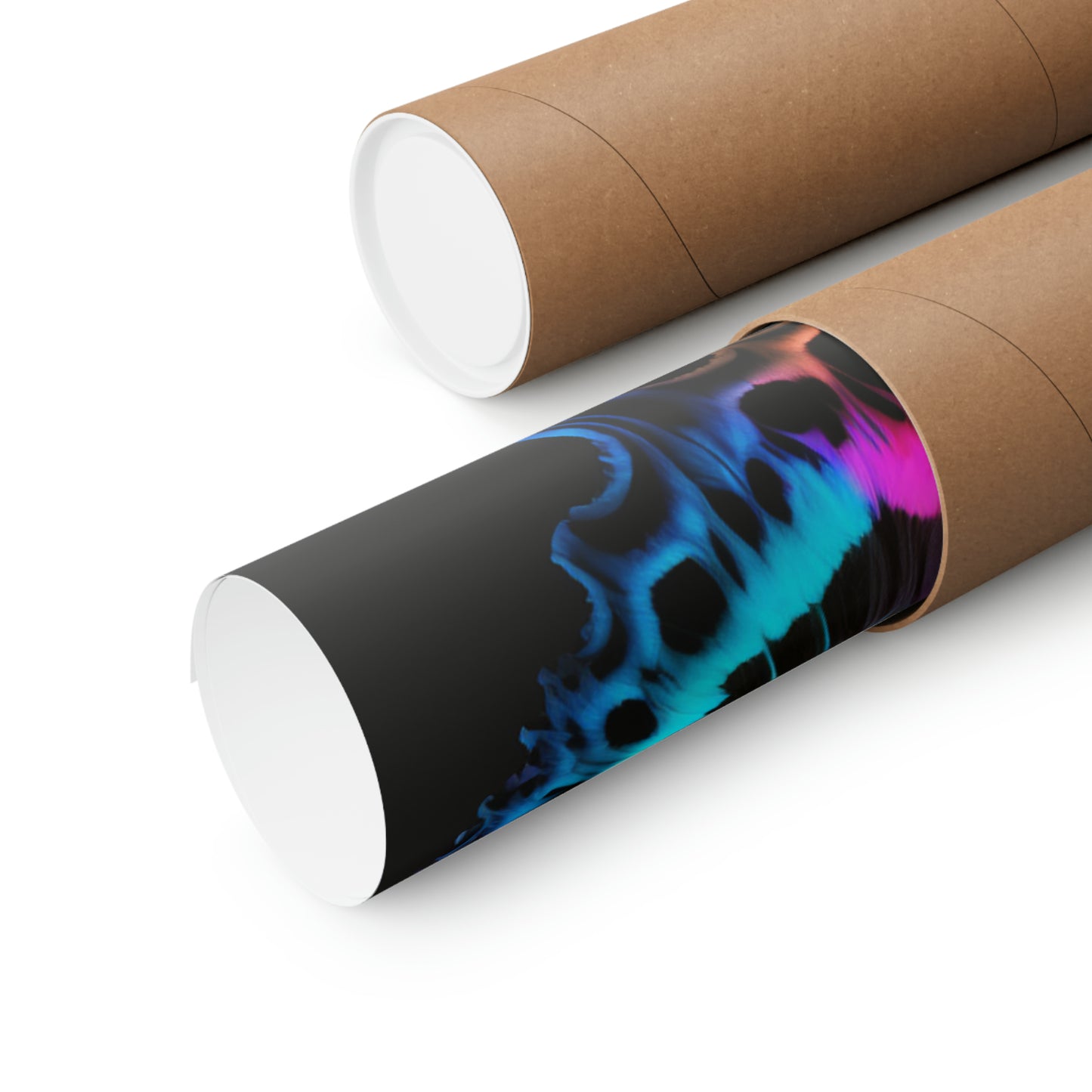 Premium Matte Vertical Posters Raw Florescent Glow 2