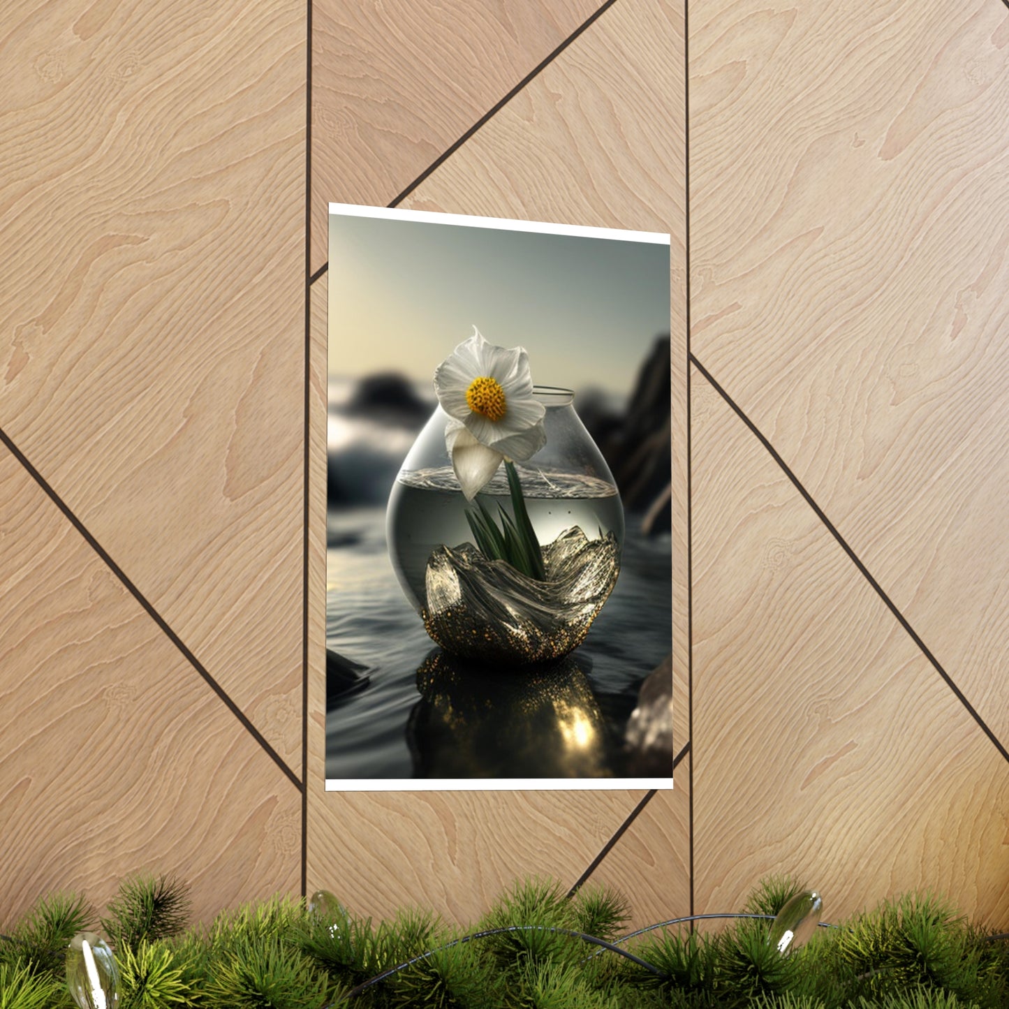 Premium Matte Vertical Posters Daffodil 1