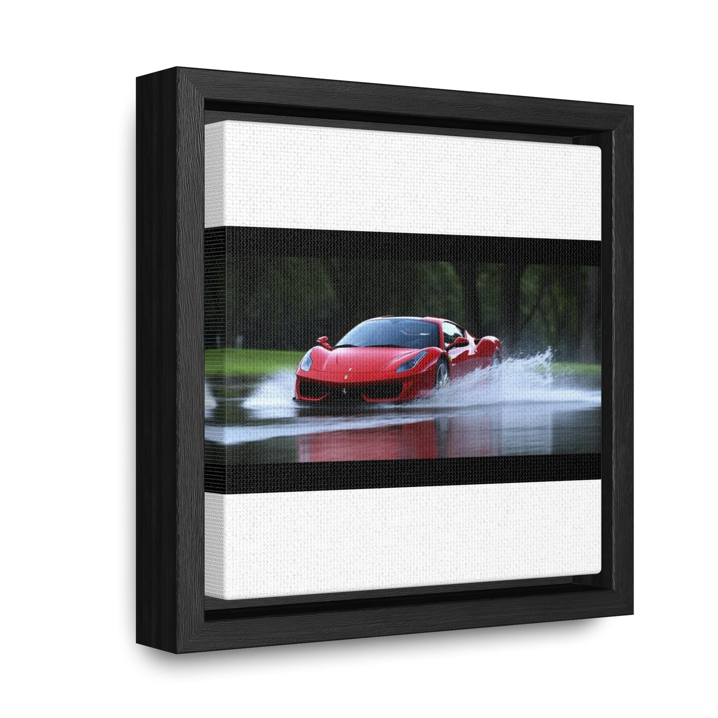 Gallery Canvas Wraps, Square Frame Water Ferrari Splash 2