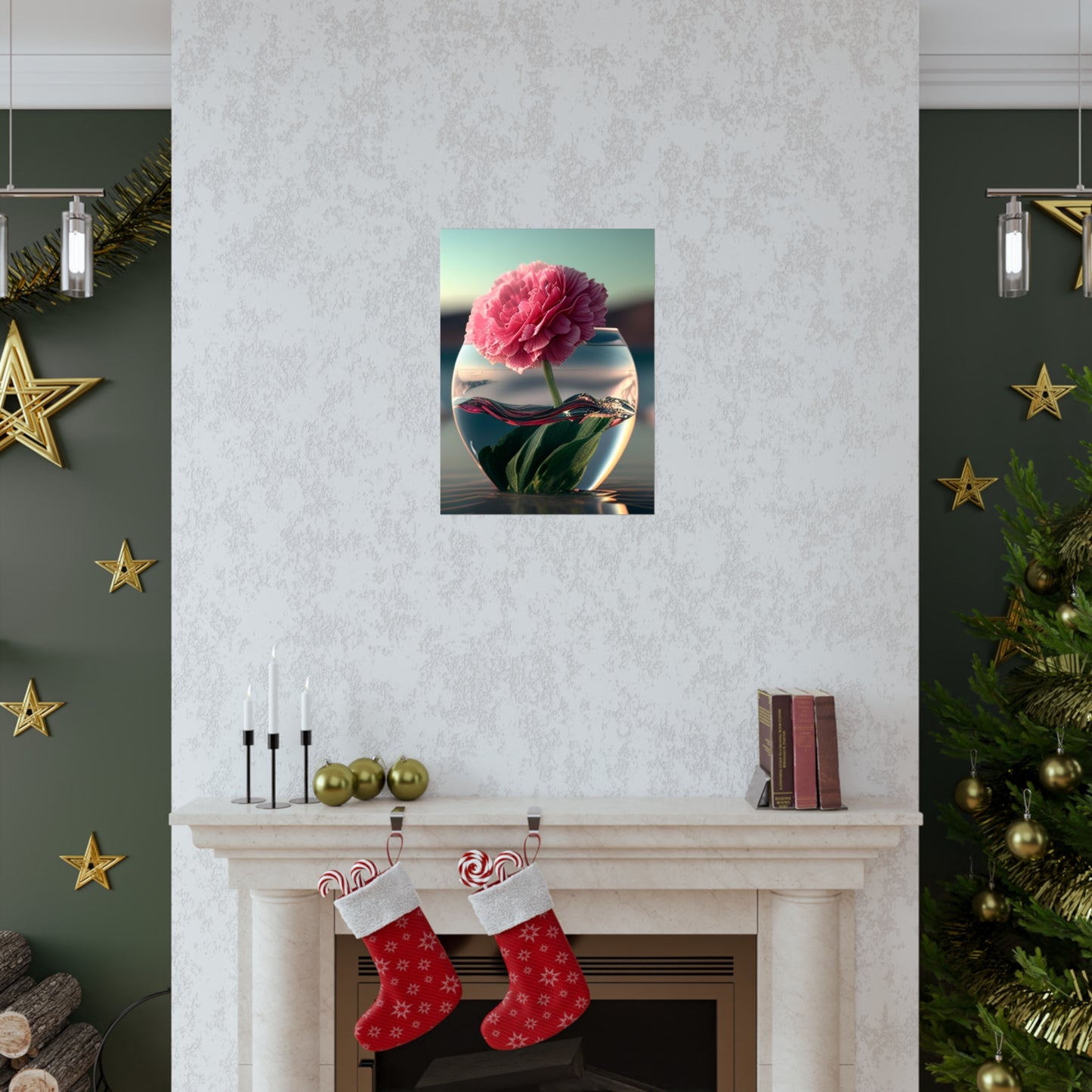 Premium Matte Vertical Posters Carnation 2