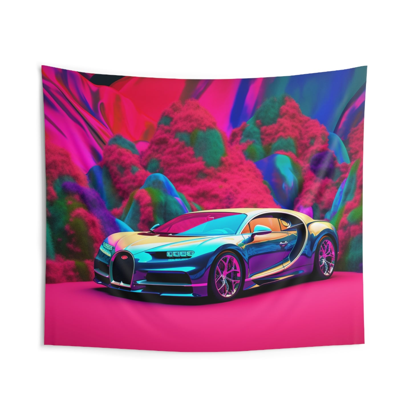 Indoor Wall Tapestries Florescent Bugatti Flair 4