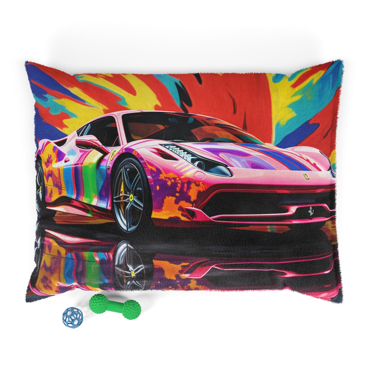 Pet Bed Hyper Colorfull Ferrari 3