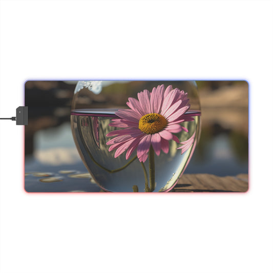 LED Gaming Mouse Pad Daisy in a vase 1