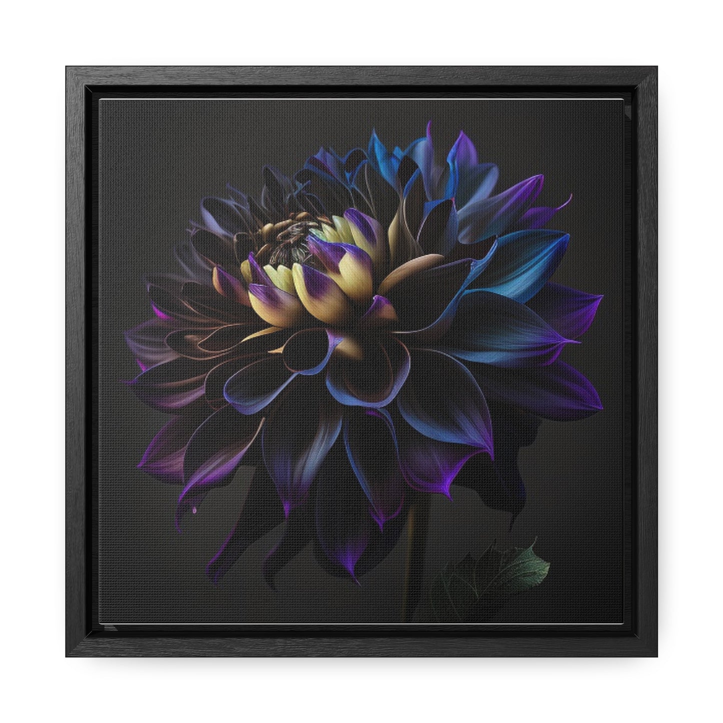 Gallery Canvas Wraps, Square Frame Dahlia Purple 1