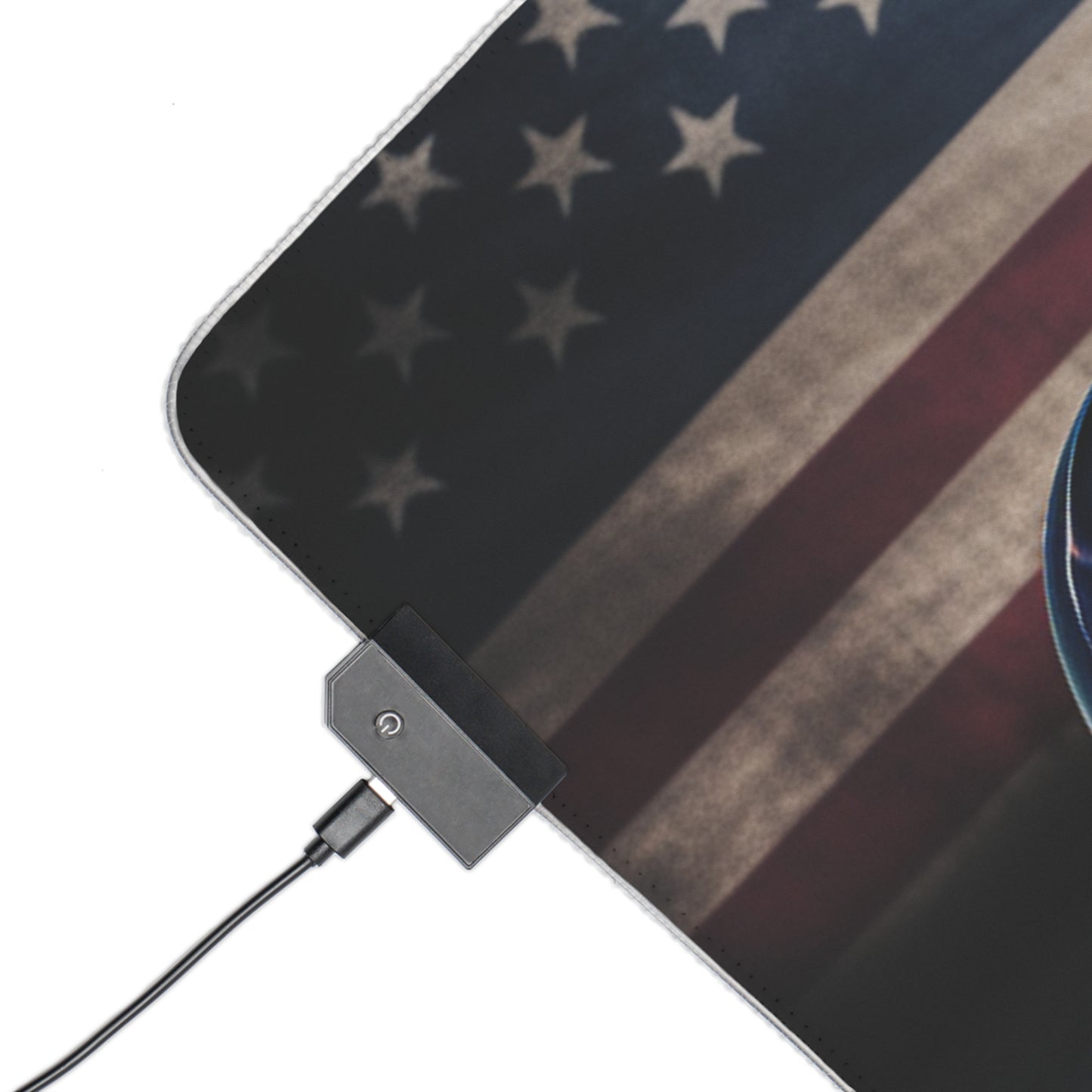 LED Gaming Mouse Pad Bugatti American Flag 4