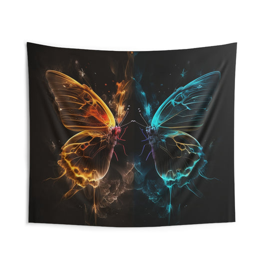 Indoor Wall Tapestries Kiss Neon Butterfly 7