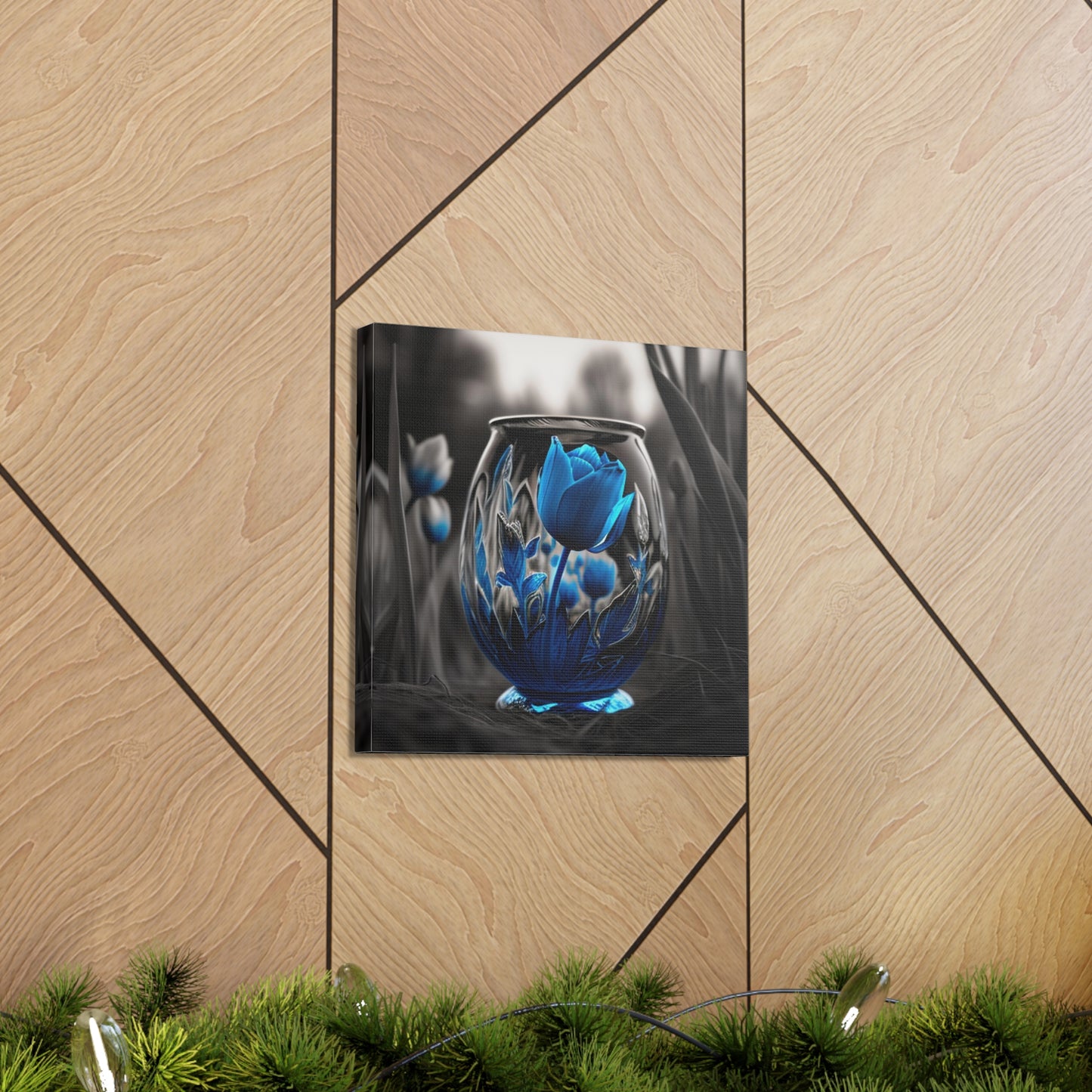 Canvas Gallery Wraps Tulip Blue 2