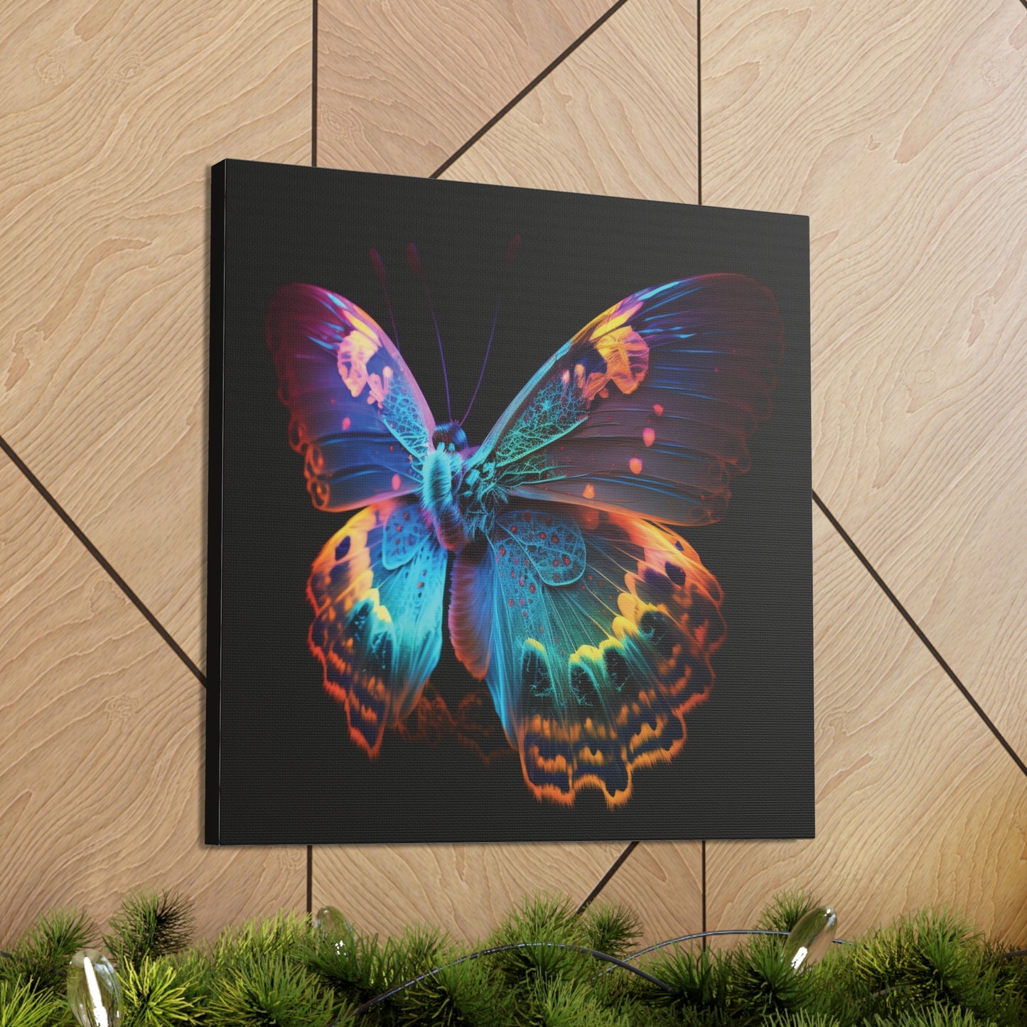 Canvas Gallery Wraps Raw Hyper Color Butterfly 4