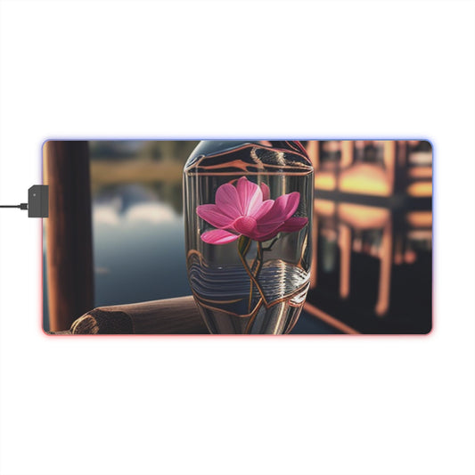 LED Gaming Mouse Pad Magnolia in a Glass vase 3