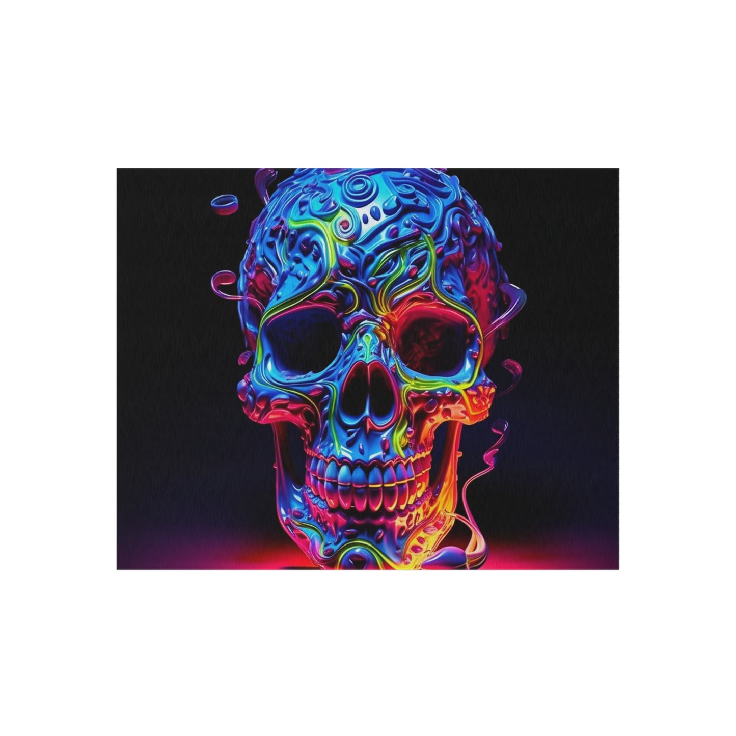 Outdoor Rug  Macro Skull Color 3