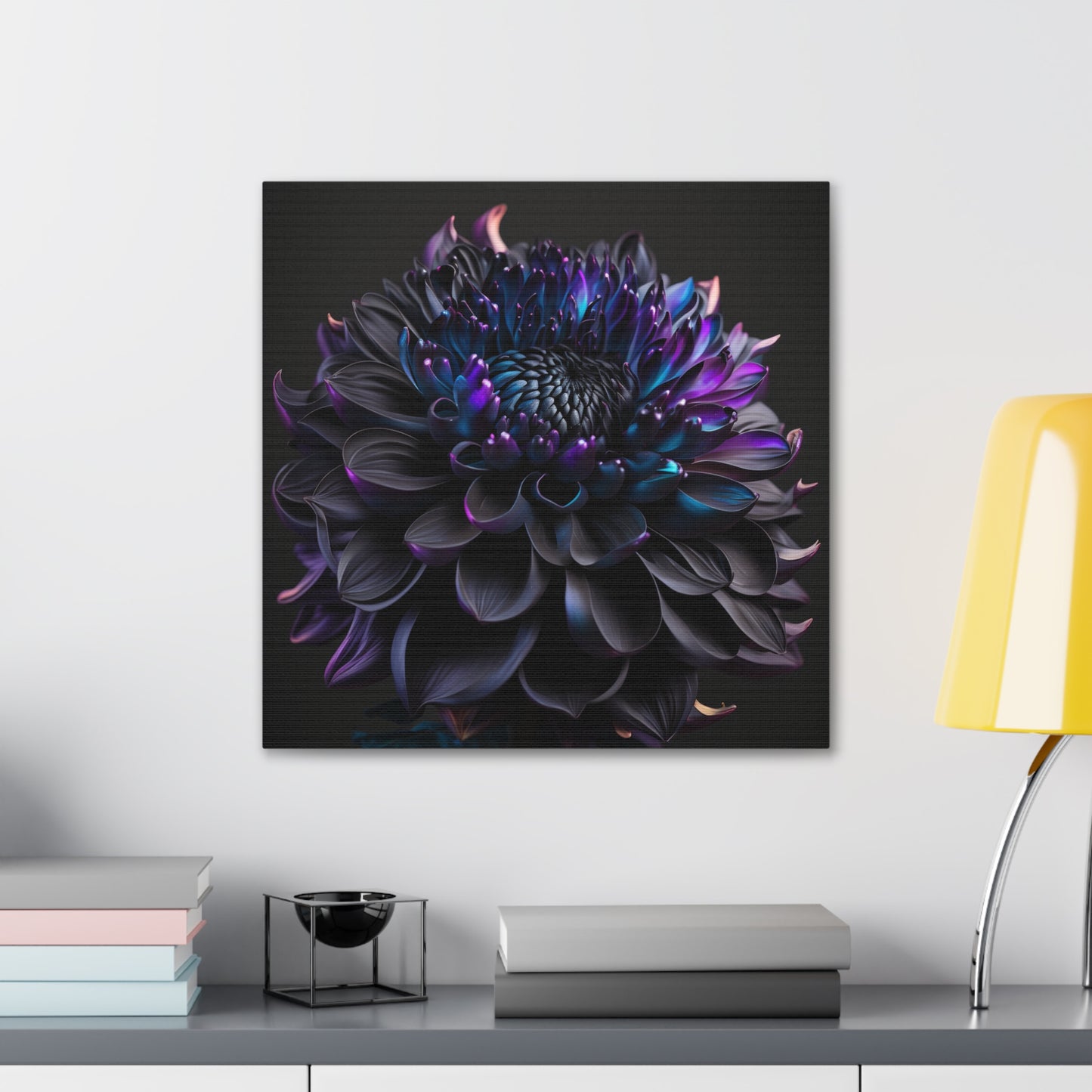 Canvas Gallery Wraps Dahlia Purple 2