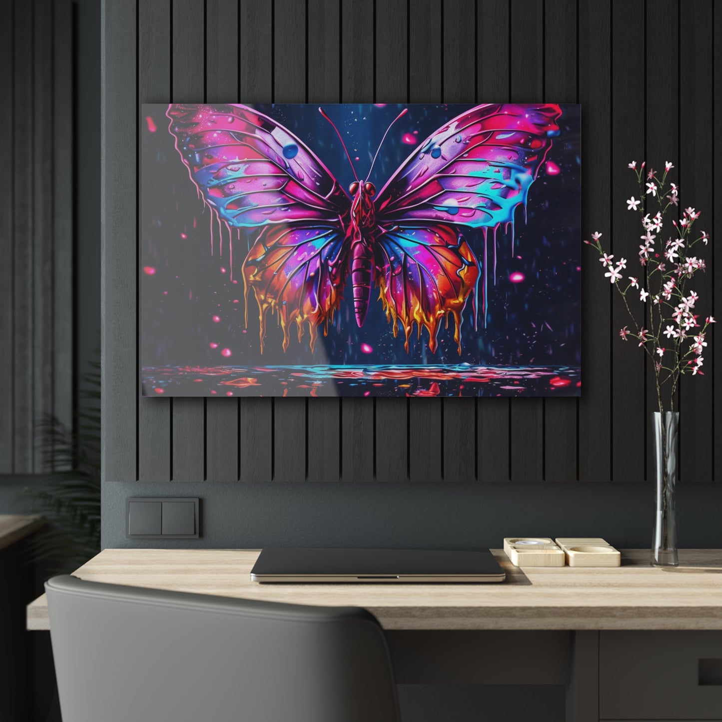 Acrylic Prints Pink Butterfly Flair 2